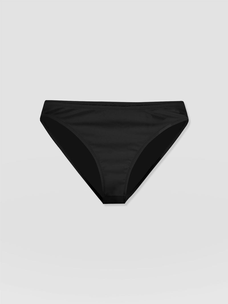 Skye Hipster Bikini Bottom Black - Women's Swimwear | Saint + Sofia® USA