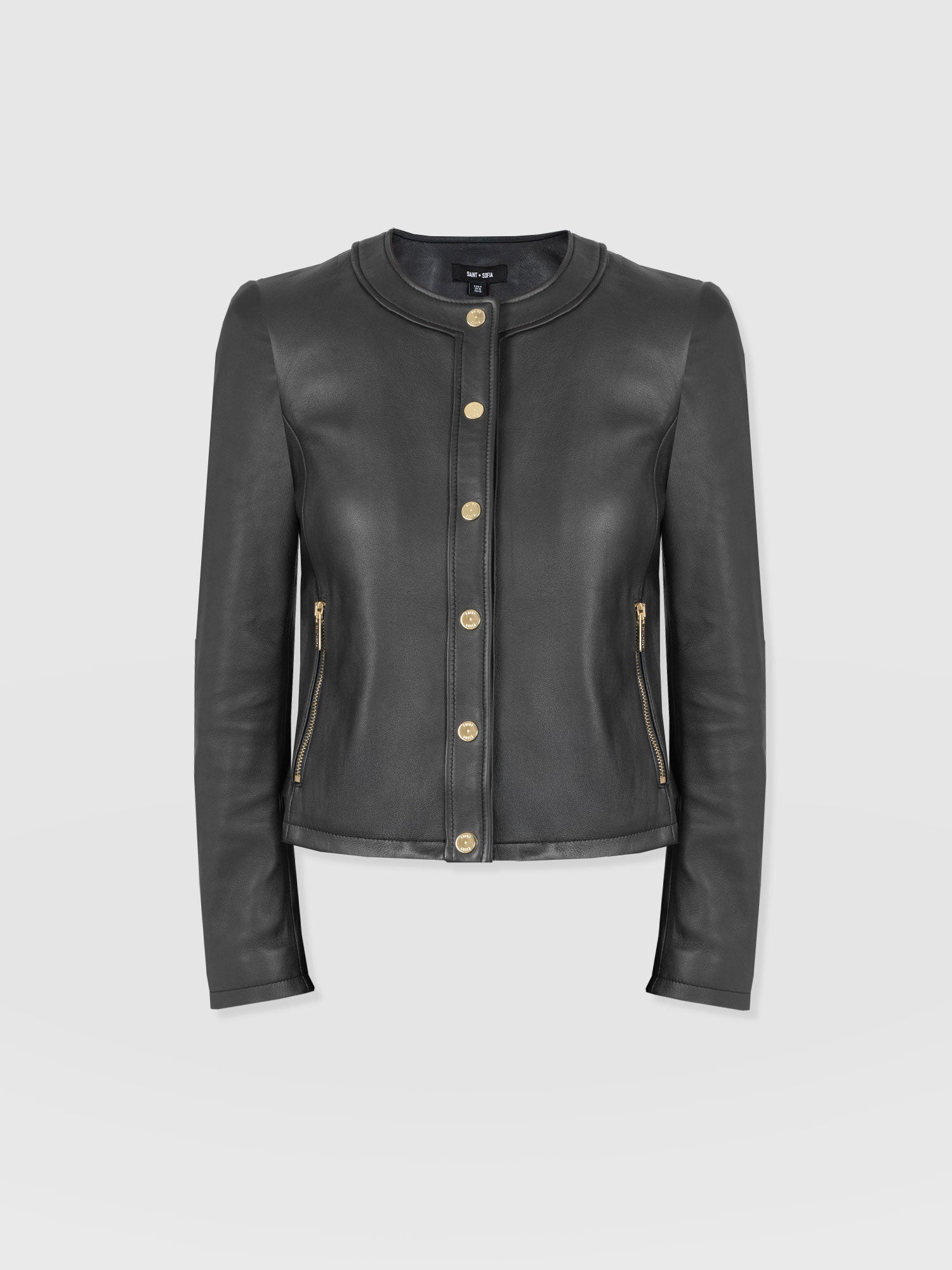 Skye Jacket - Black - Women's Leathers | Saint + Sofia® USA