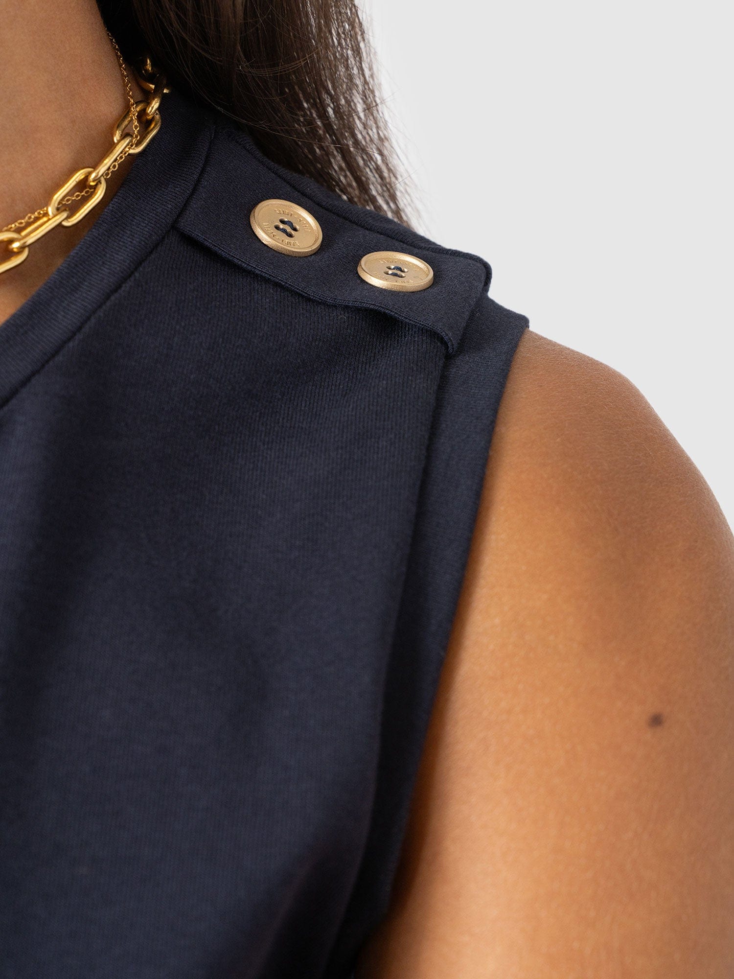 Sleeveless Runway Maxi Dress - Navy - Women's Dresss | Saint + Sofia® USA