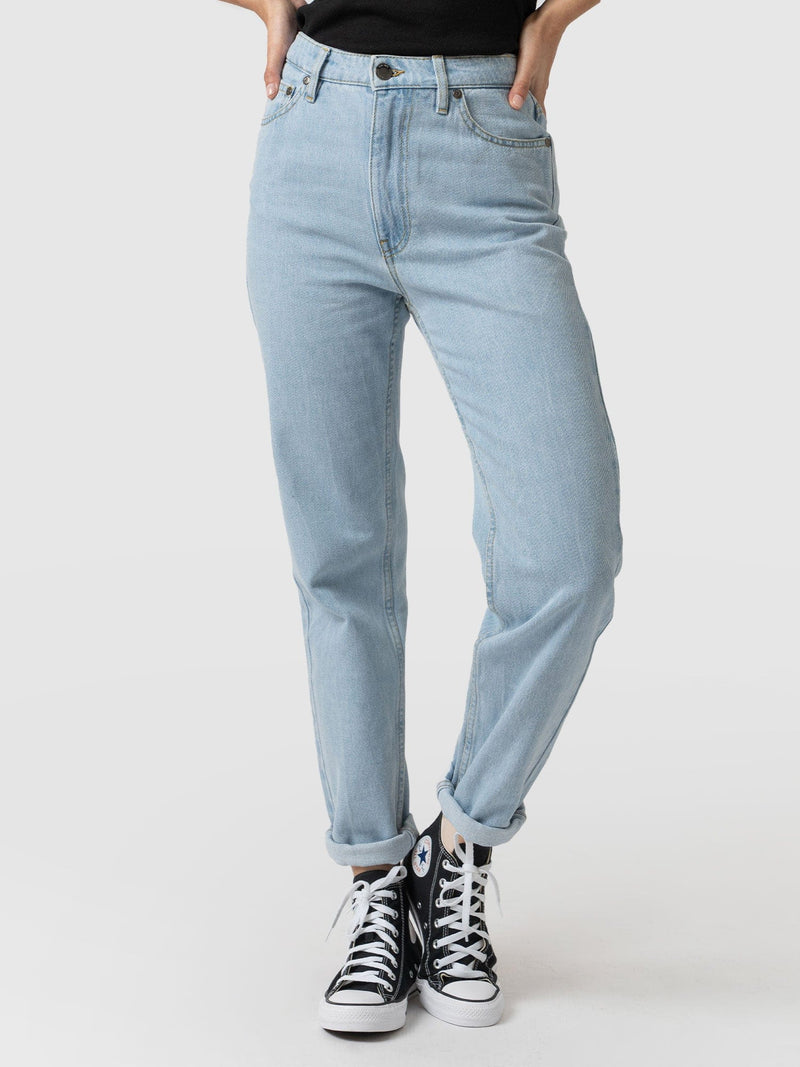 Slim Mom Jeans Pale Blue - Women's Jeans | Saint + Sofia® USA