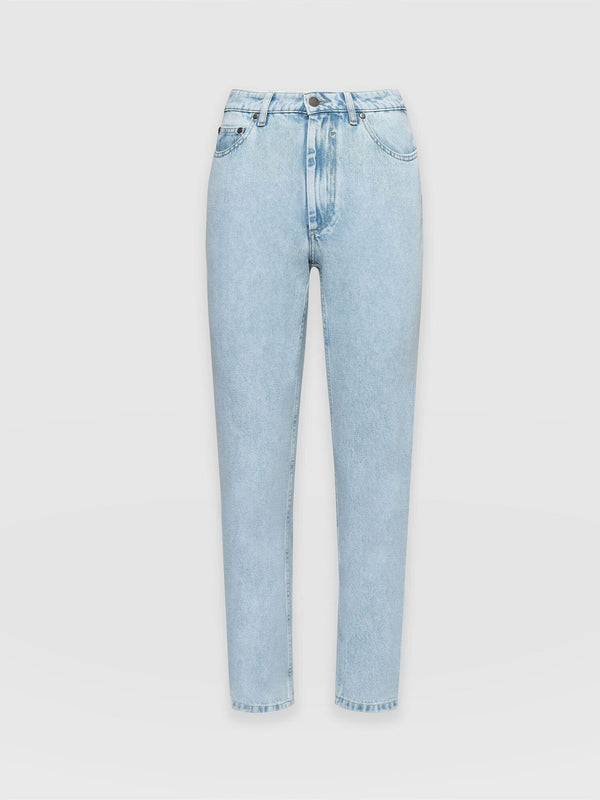 Slim Mom Jeans Pale Blue - Women's Jeans