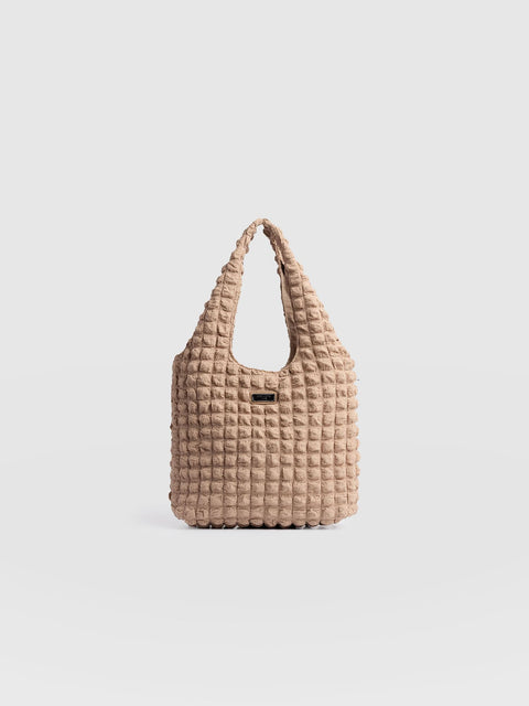 Soho Shoulder Tote Bag Beige - Women's Bags | Saint + Sofia® US