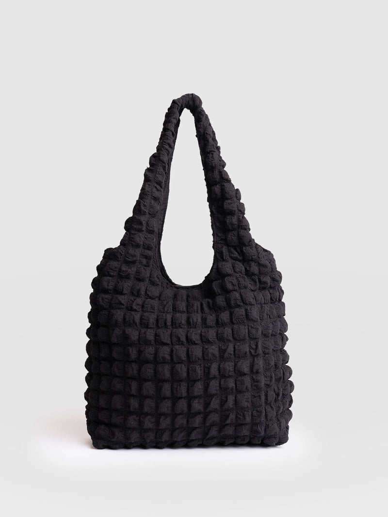 Soho Shoulder Tote Bag Black - Women's Bags | Saint + Sofia® USA