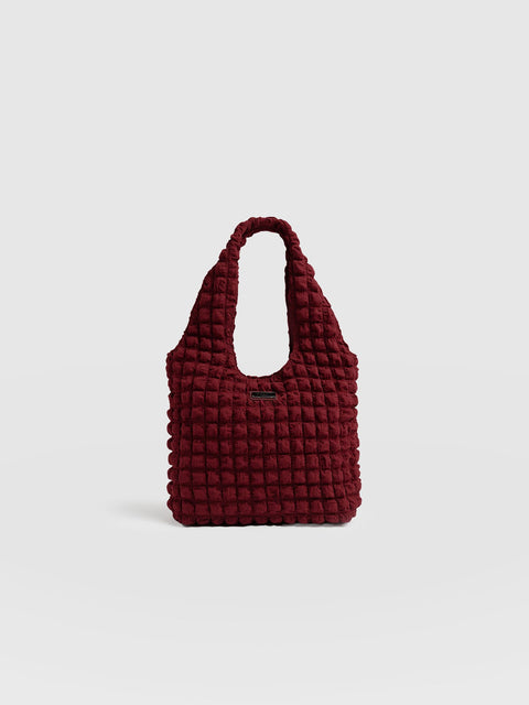 Soho Shoulder Tote Bag Burgundy - Women's Bags | Saint + Sofia® US