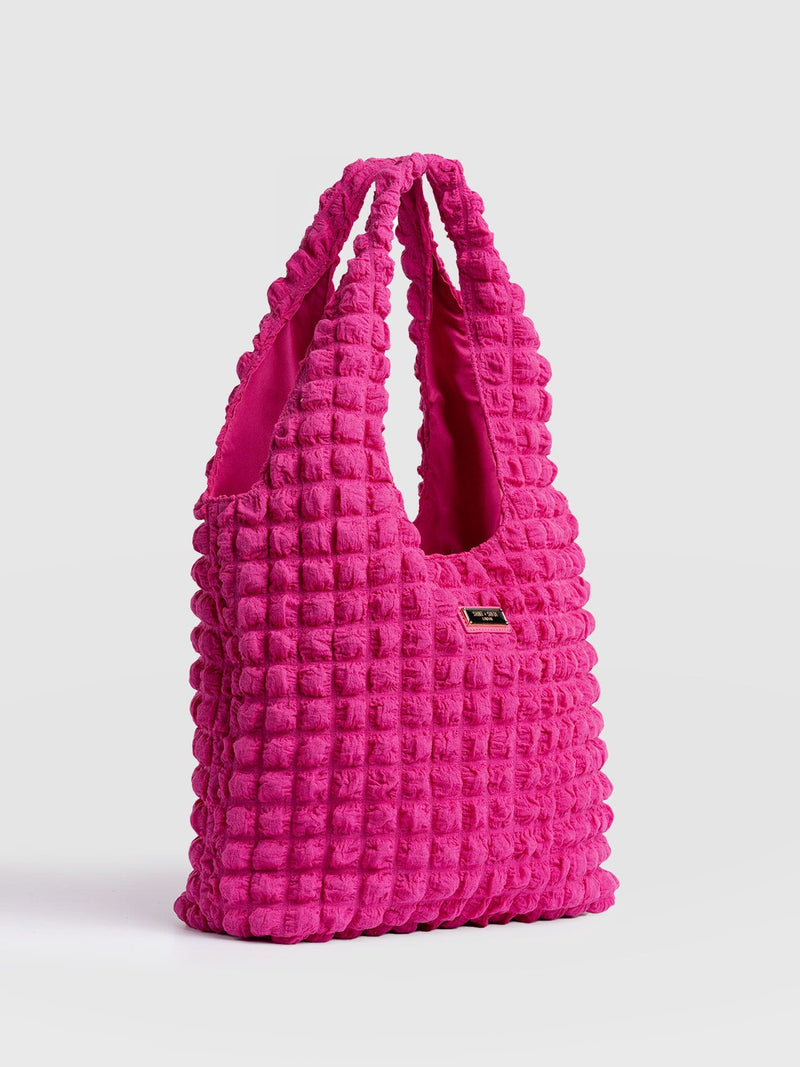 Soho Shoulder Tote Bag Fuchsia Pink - Women's Bags | Saint + Sofia® US