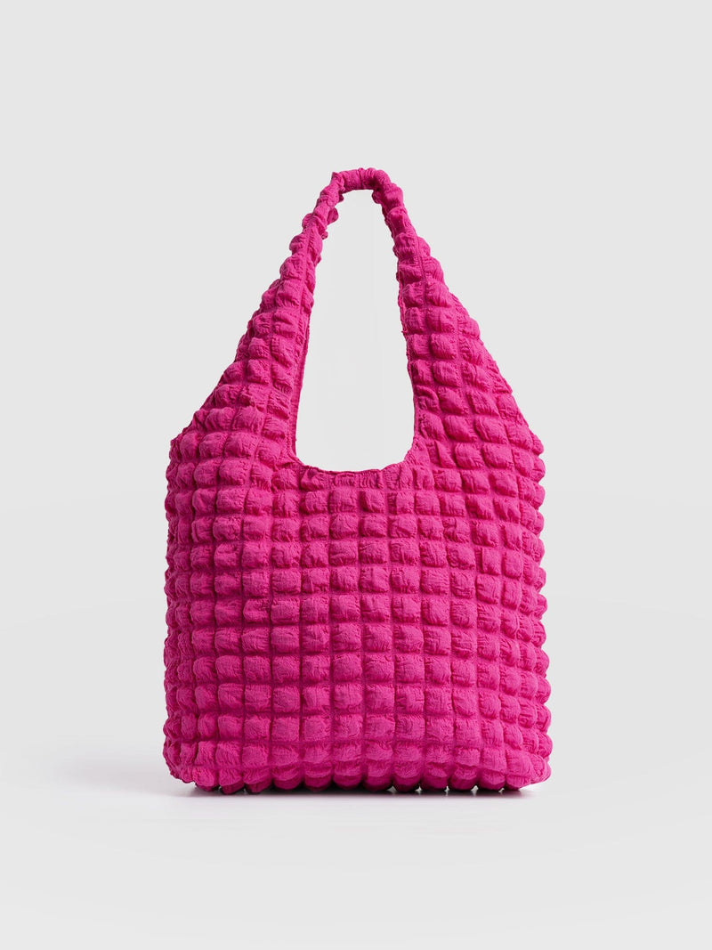 Soho Shoulder Tote Bag Fuchsia Pink - Women's Bags | Saint + Sofia® US