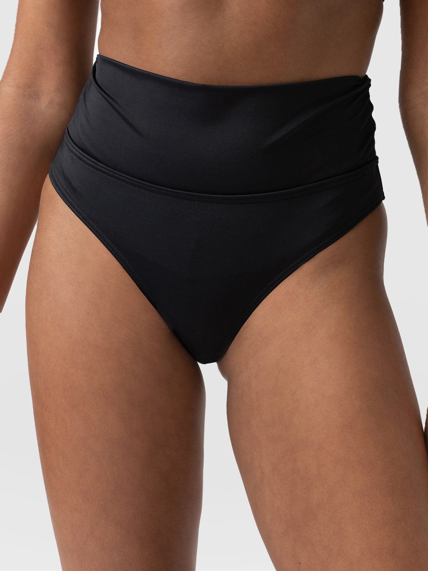 Sol Tankini Bottom Black - Women's Swimwear | Saint + Sofia® UK