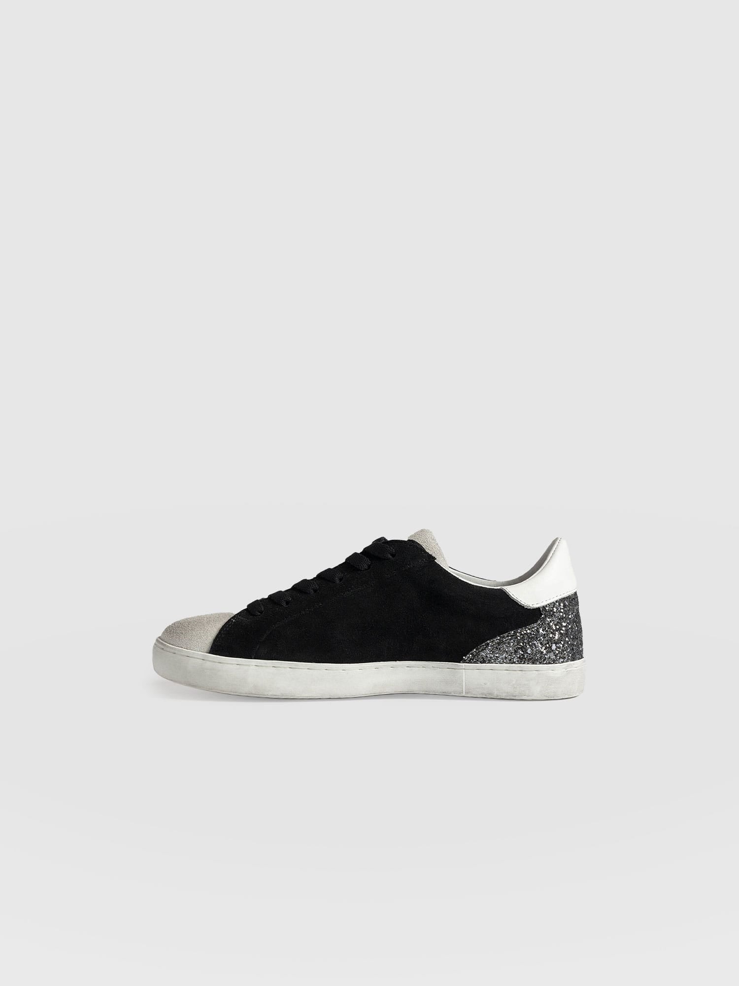 Spitalfields Sneakers Black Suede - Women's Sneakers | Saint + Sofia® US