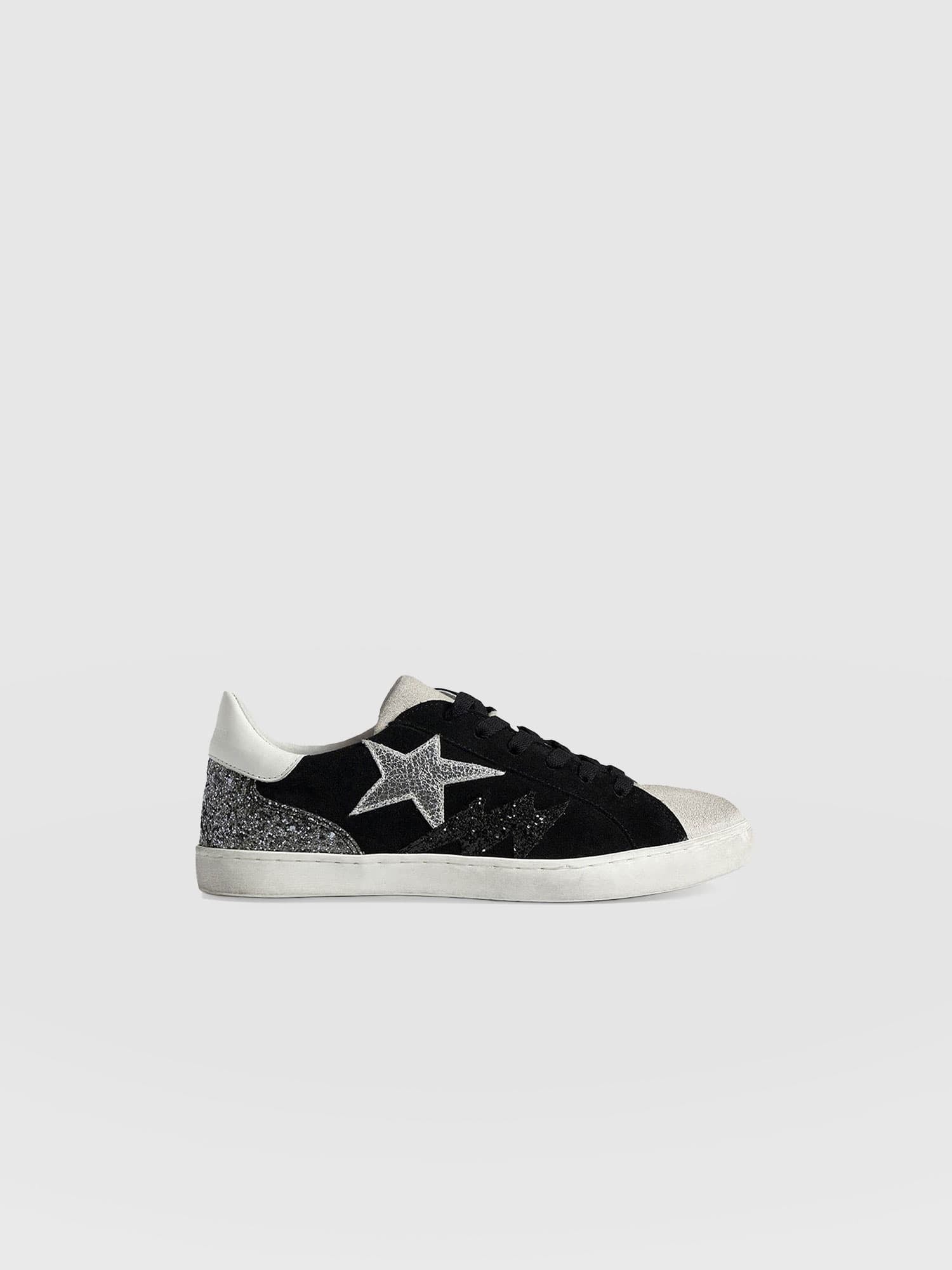 Spitalfields Sneakers Black Suede - Women's Sneakers | Saint + Sofia® US