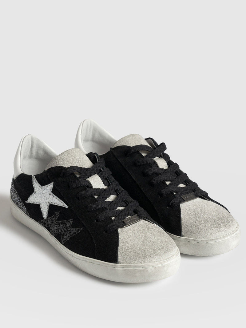 Spitalfields Sneakers Black Suede - Women's Sneakers | Saint + Sofia® US