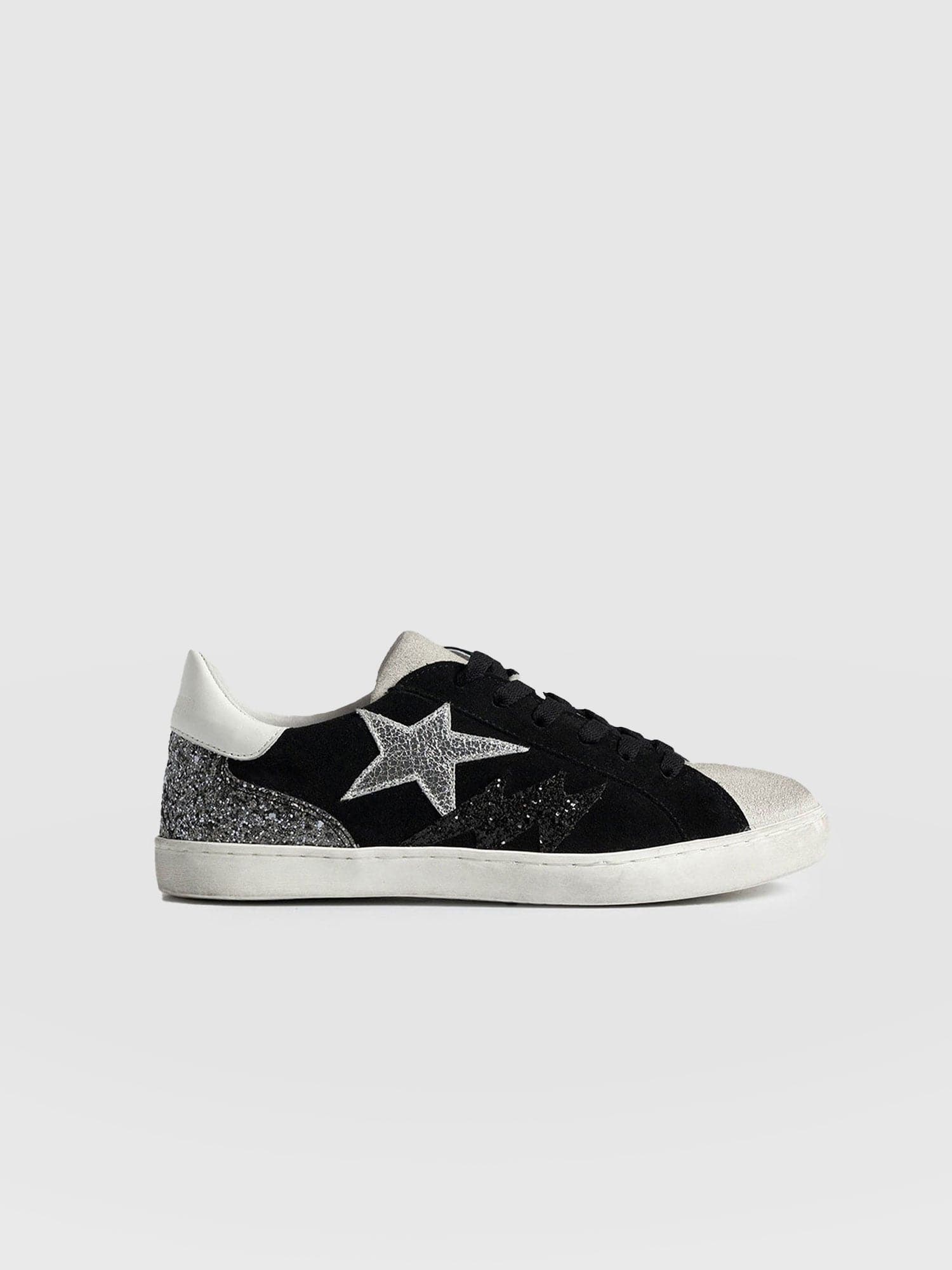 Spitalfields Sneakers Black Suede - Women's Sneakers | Saint + Sofia® US