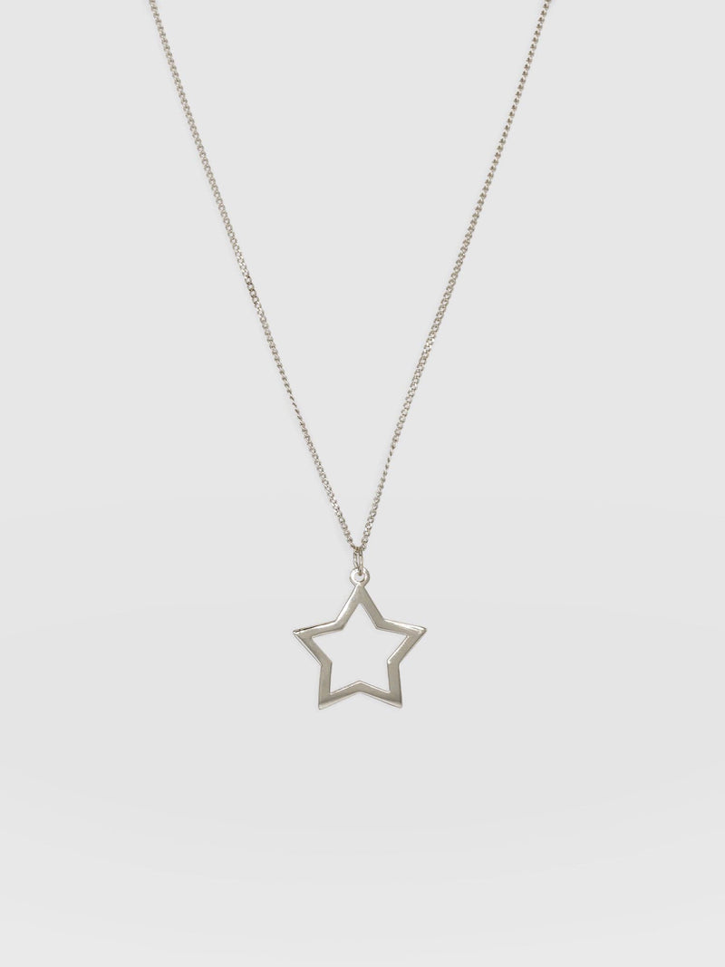 Star Pendant Necklace Silver - Women's Necklaces | Saint + Sofia® USA