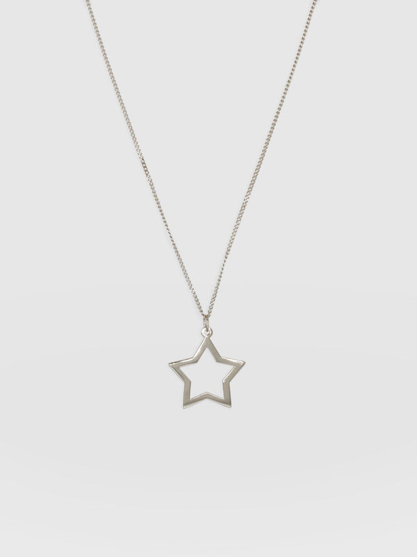 Star Pendant Necklace Silver - Women's Necklaces | Saint + Sofia® USA