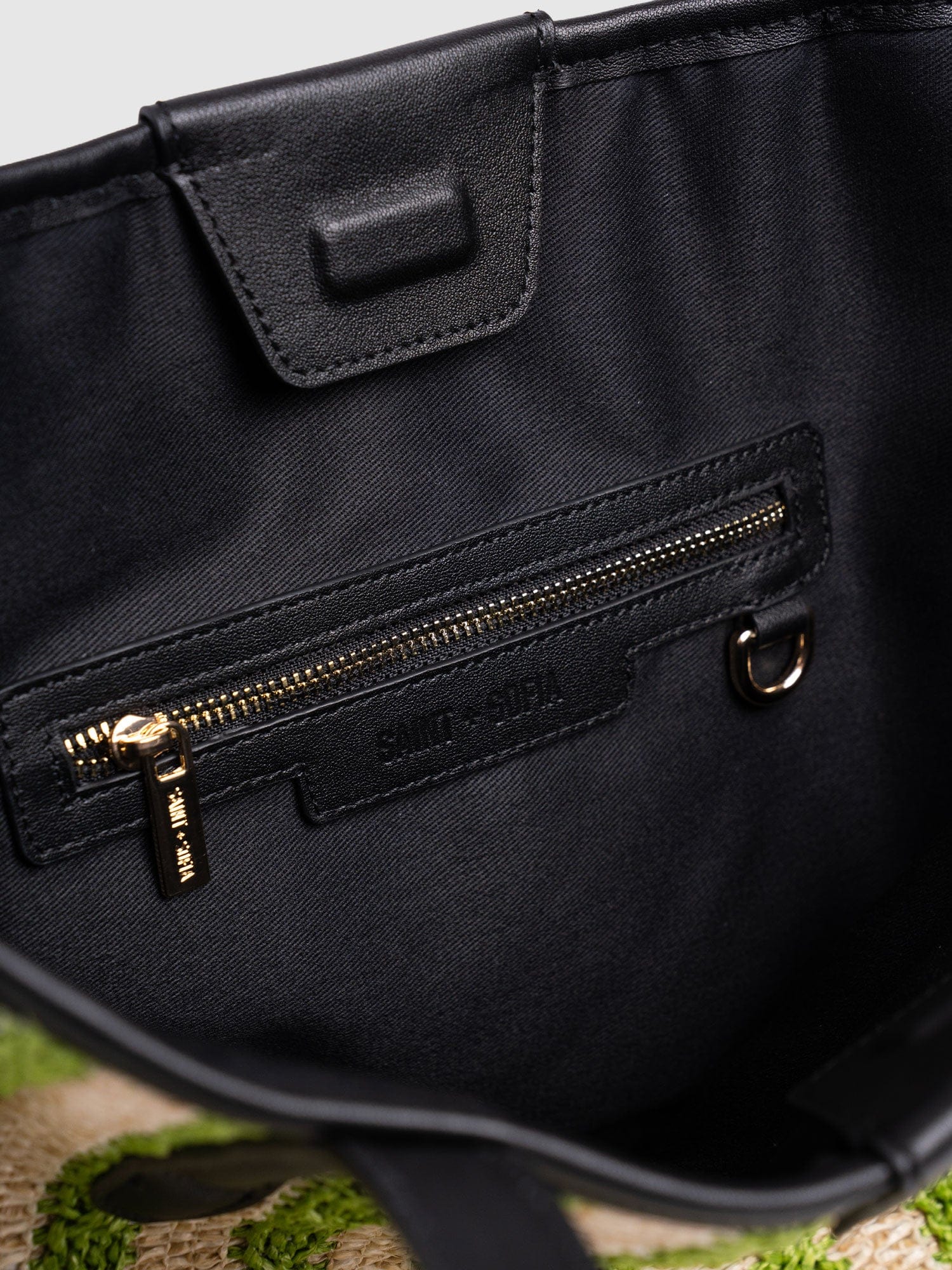 Stella Shopper Bag - Green Raffia - Women's Handbags | Saint + Sofia® USA