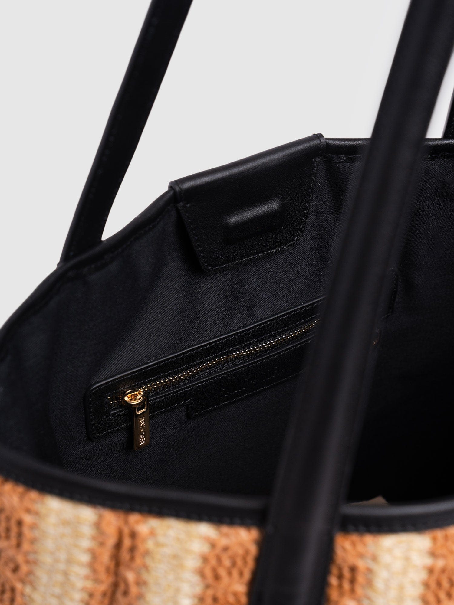 Stella Shopper Bag - Orange Raffia - Women's Handbags | Saint + Sofia® USA