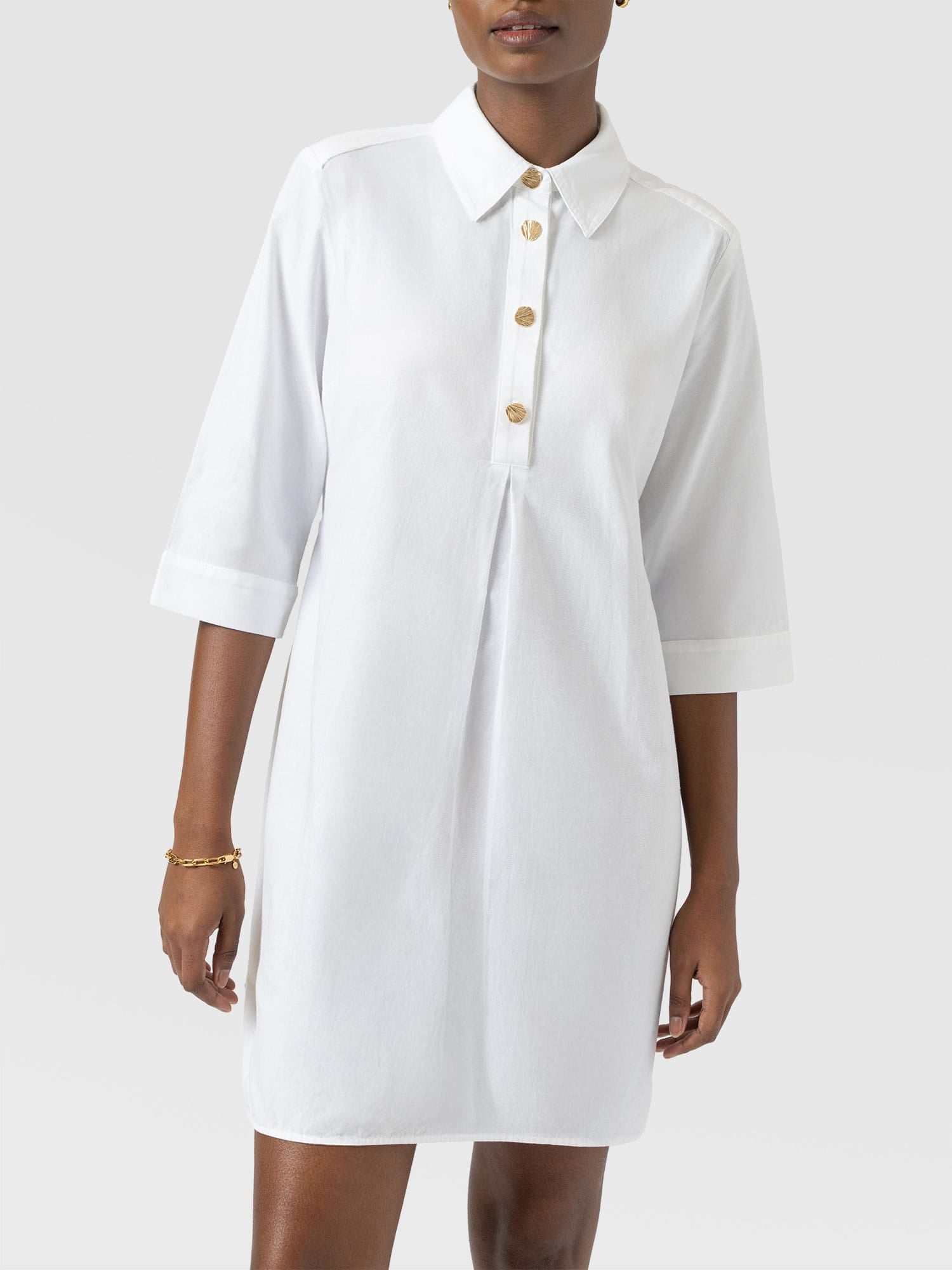 Stevie Shirt Dress - White - Women's Dresses | Saint + Sofia® USA