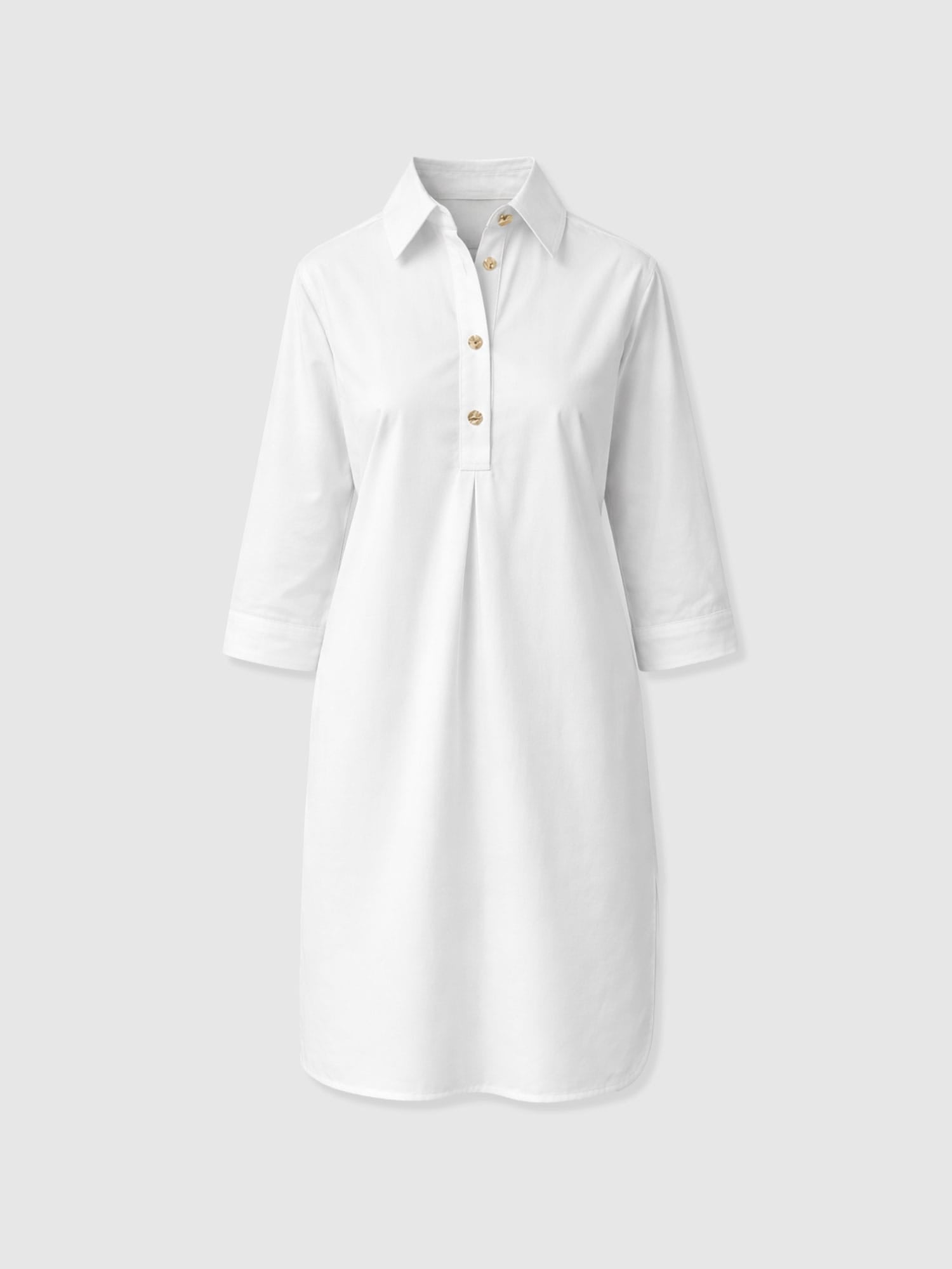 Stevie Shirt Dress - White - Women's Dresses | Saint + Sofia® USA