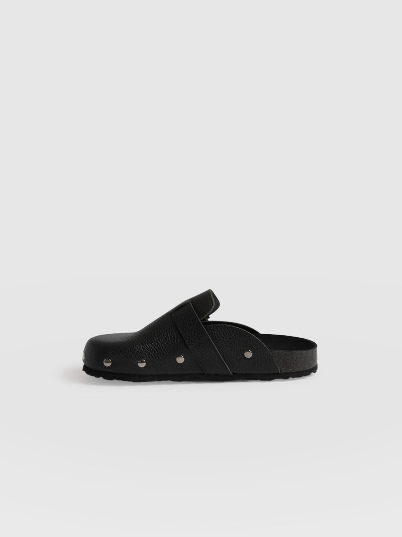 Studded Clogs Black - Women's Shoes | Saint + Sofia® USAA