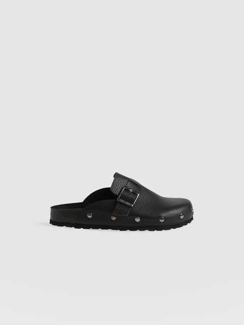 Studded Clogs Black - Women's Shoes | Saint + Sofia® USAA
