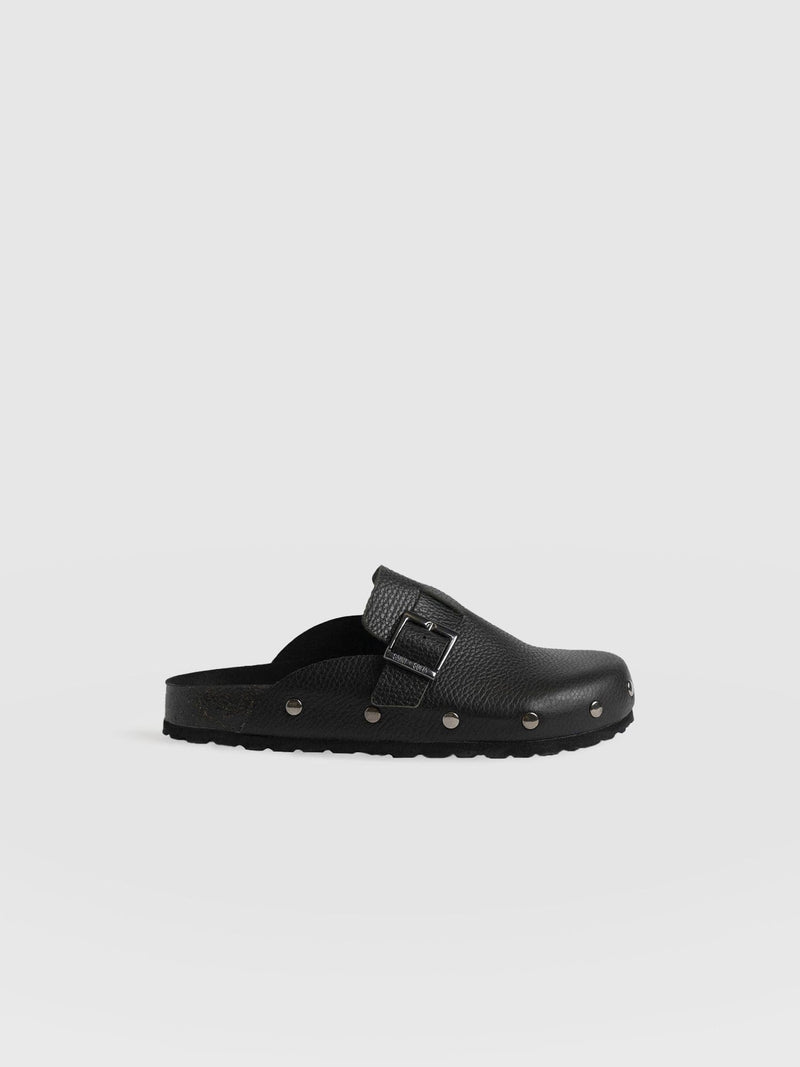 Studded Clogs Black - Women's Shoes | Saint + Sofia® USAA