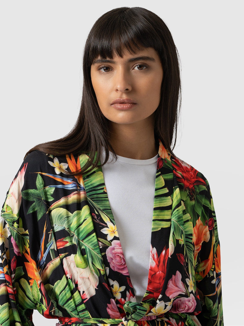 Sunrise Kimono Tropics - Women's Jackets | Saint + Sofia® USA