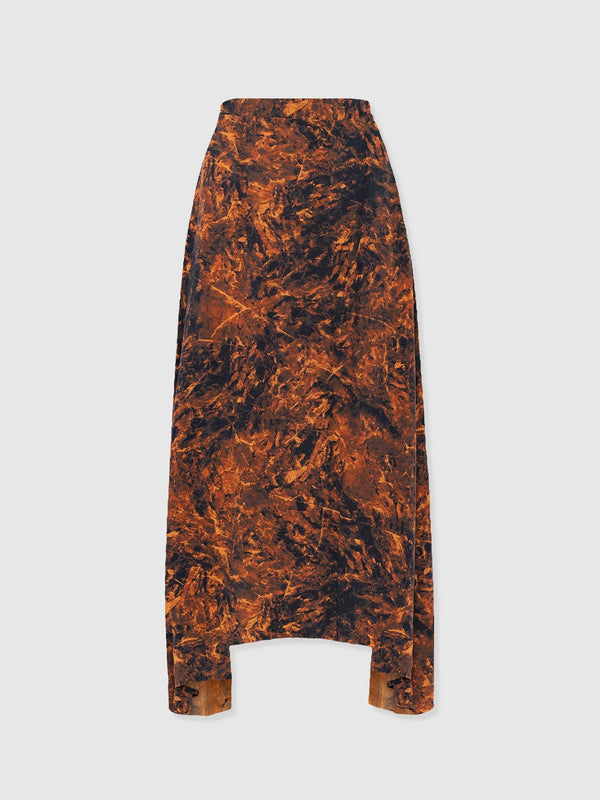 Sutton Skirt - Brown Marble - Women's Skirts | Saint + Sofia® USA