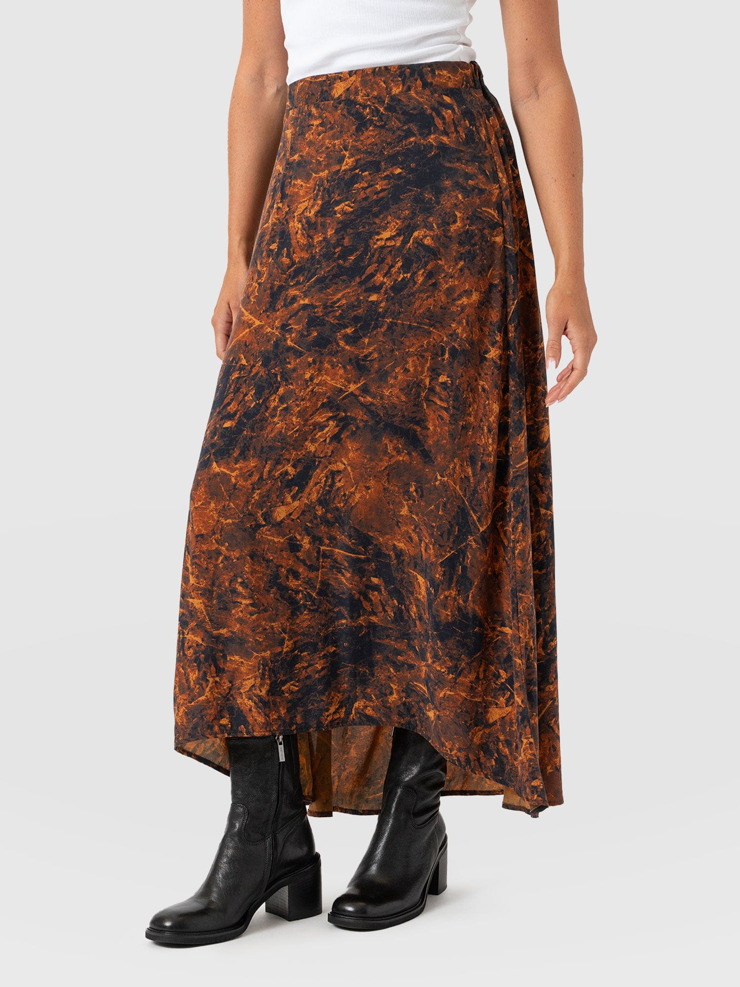Sutton Skirt - Brown Marble - Women's Skirts | Saint + Sofia® USA