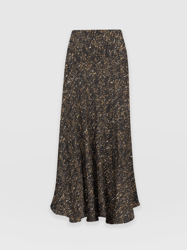 Sutton Skirt Ditsy Leopard - Women's Skirts | Saint + Sofia® UK