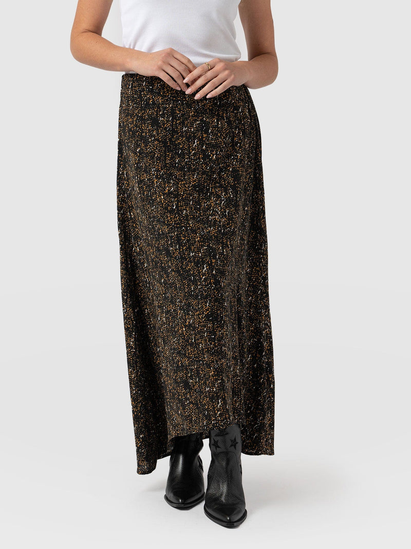 Sutton Skirt Ditsy Leopard - Women's Skirts | Saint + Sofia® US