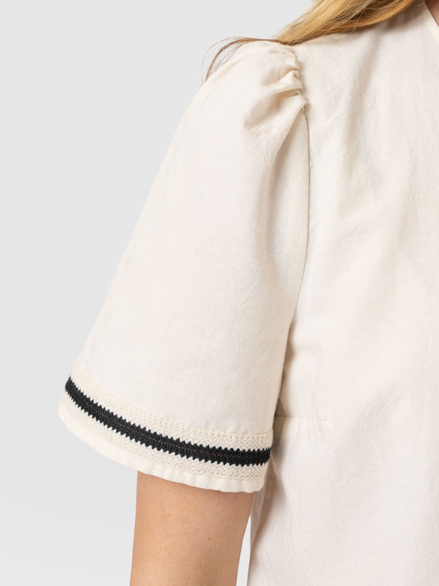 Tabitha Blouse - Cream - Women's Blouses | Saint + Sofia® USA