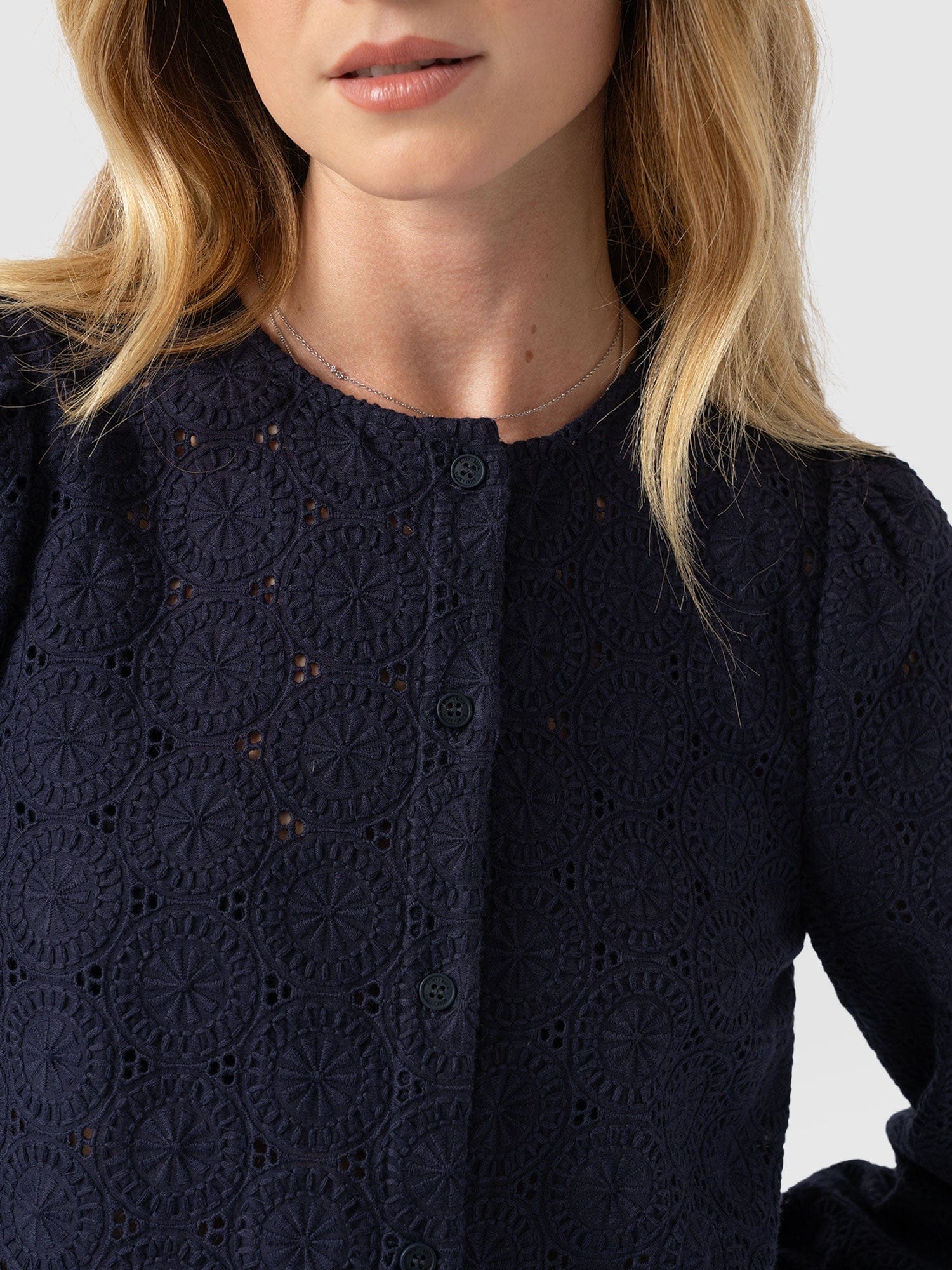 Tabitha Blouse - Navy - Women's Blouses | Saint + Sofia® USA