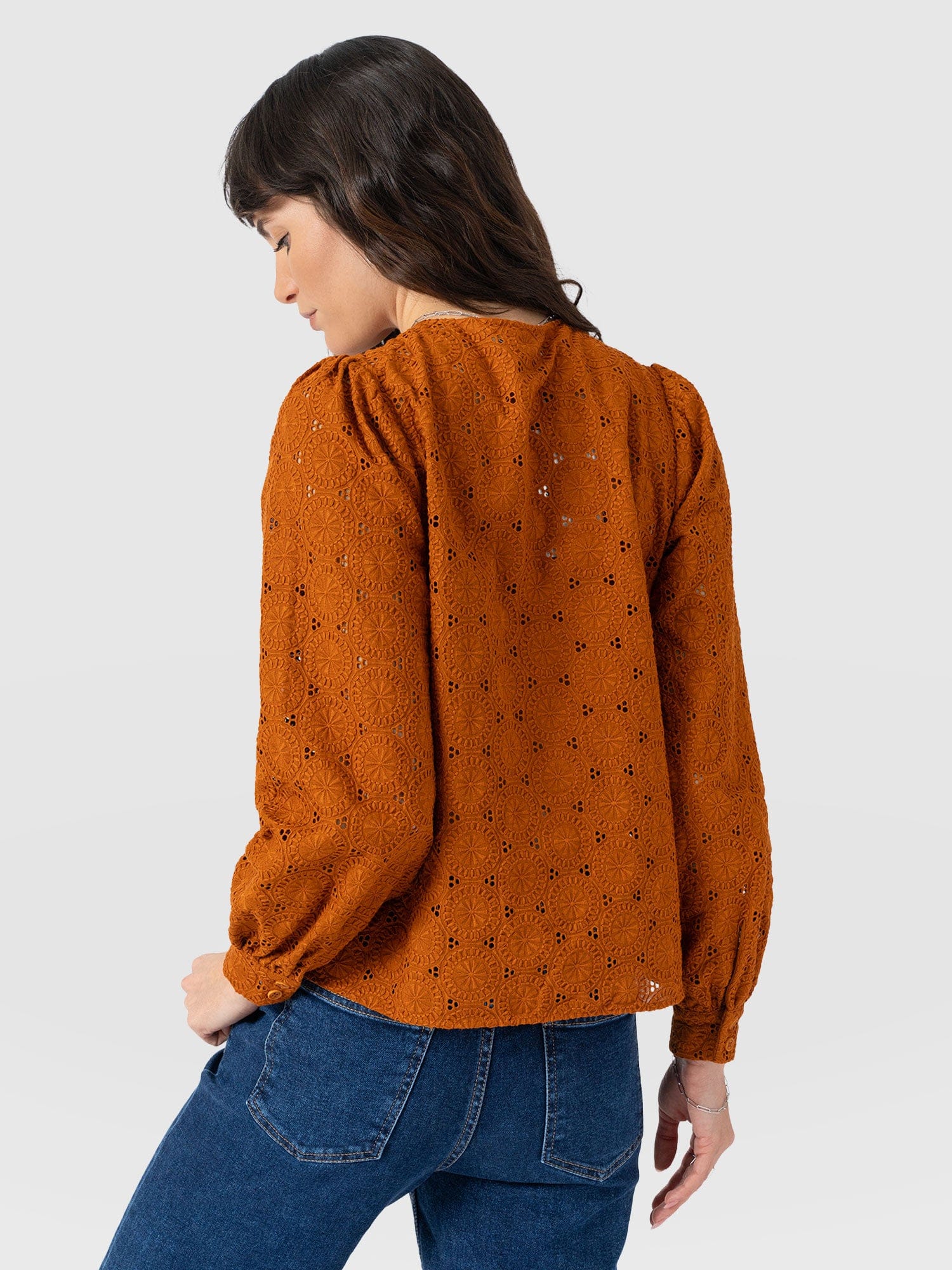 Tabitha Blouse Tan - Women's Blouses | Saint + Sofia® US