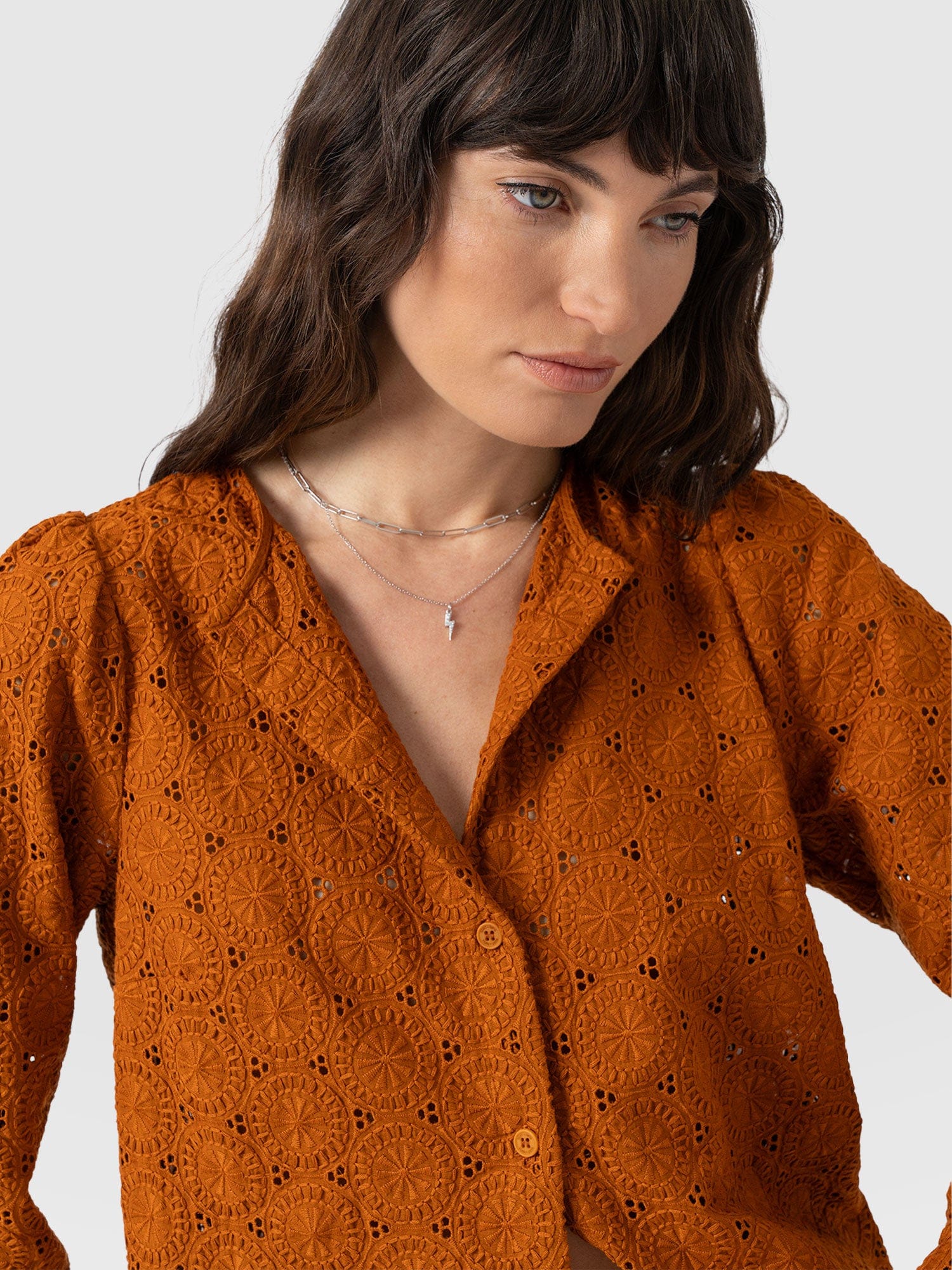 Tabitha Blouse Tan - Women's Blouses | Saint + Sofia® US