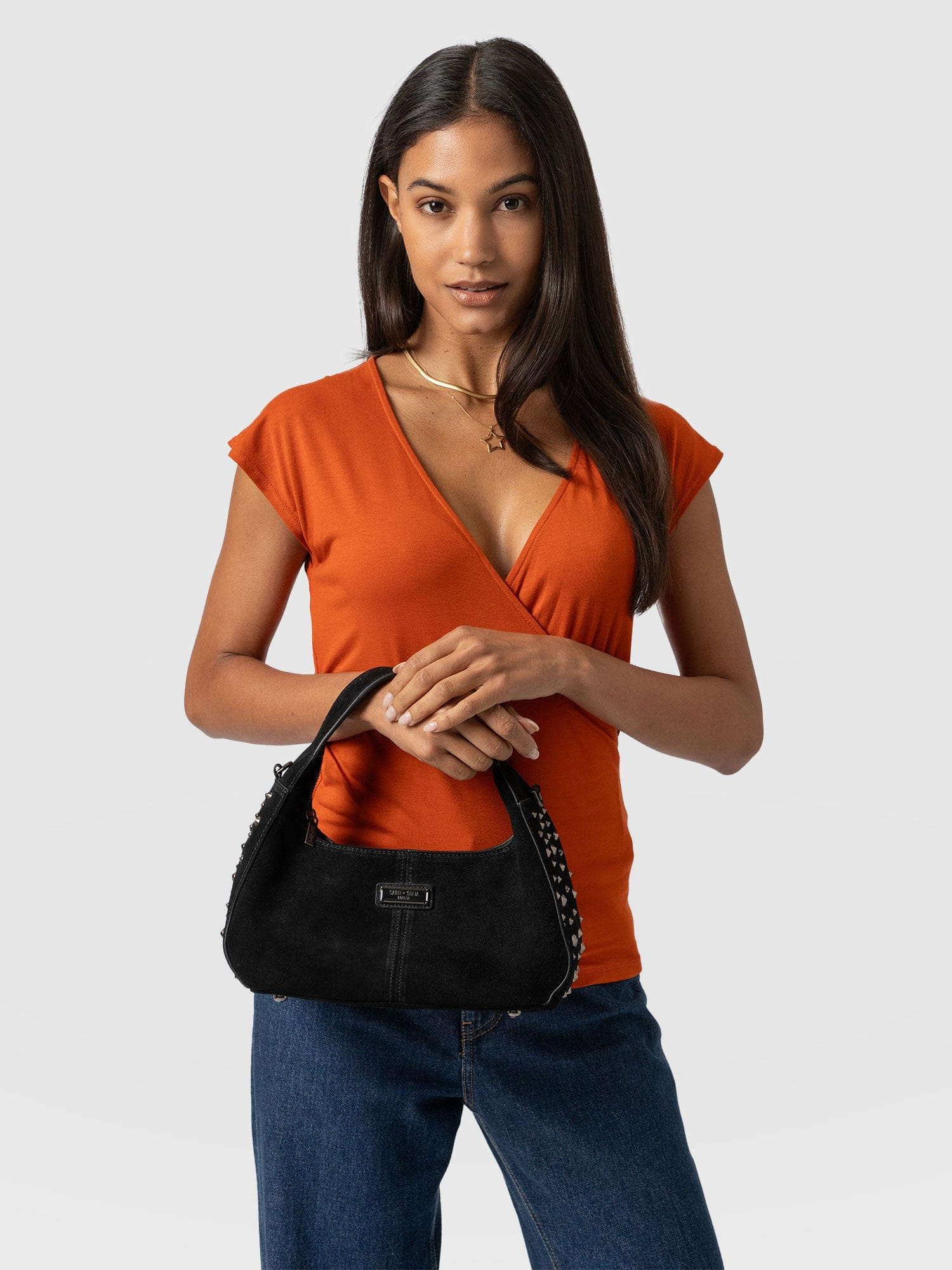 Taylor Hobo Handbag Black - Women's Bags | Saint + Sofia® US