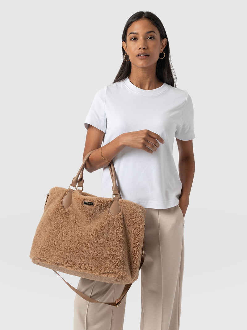 Teddy Selene Shopper Bag Caramel - Women's Bags | Saint + Sofia® US