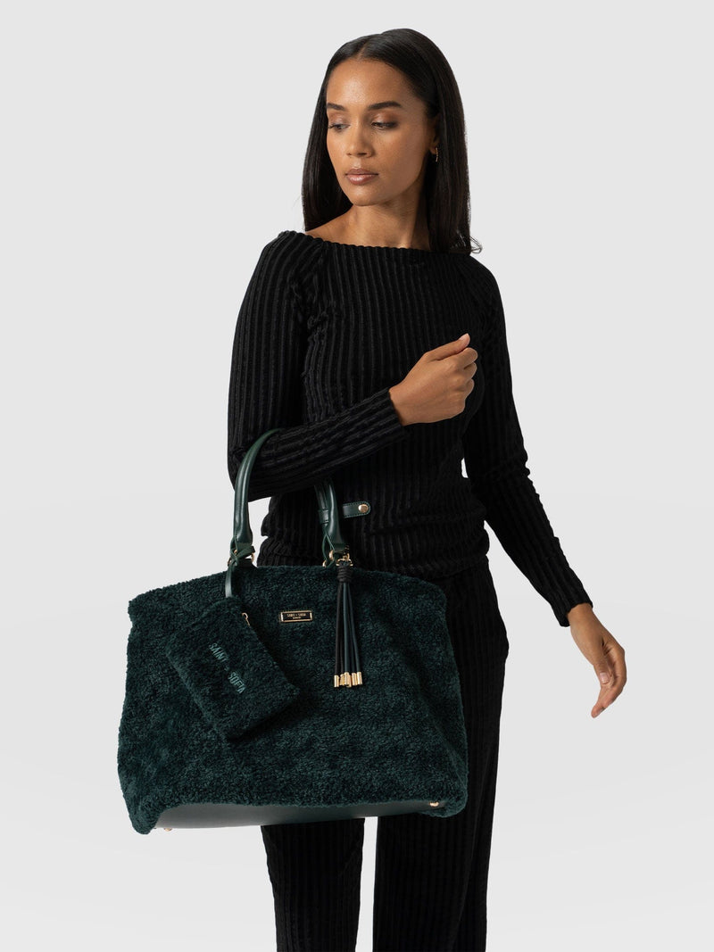Teddy Selene Shopper Bag Green - Women's Bags | Saint + Sofia® USA