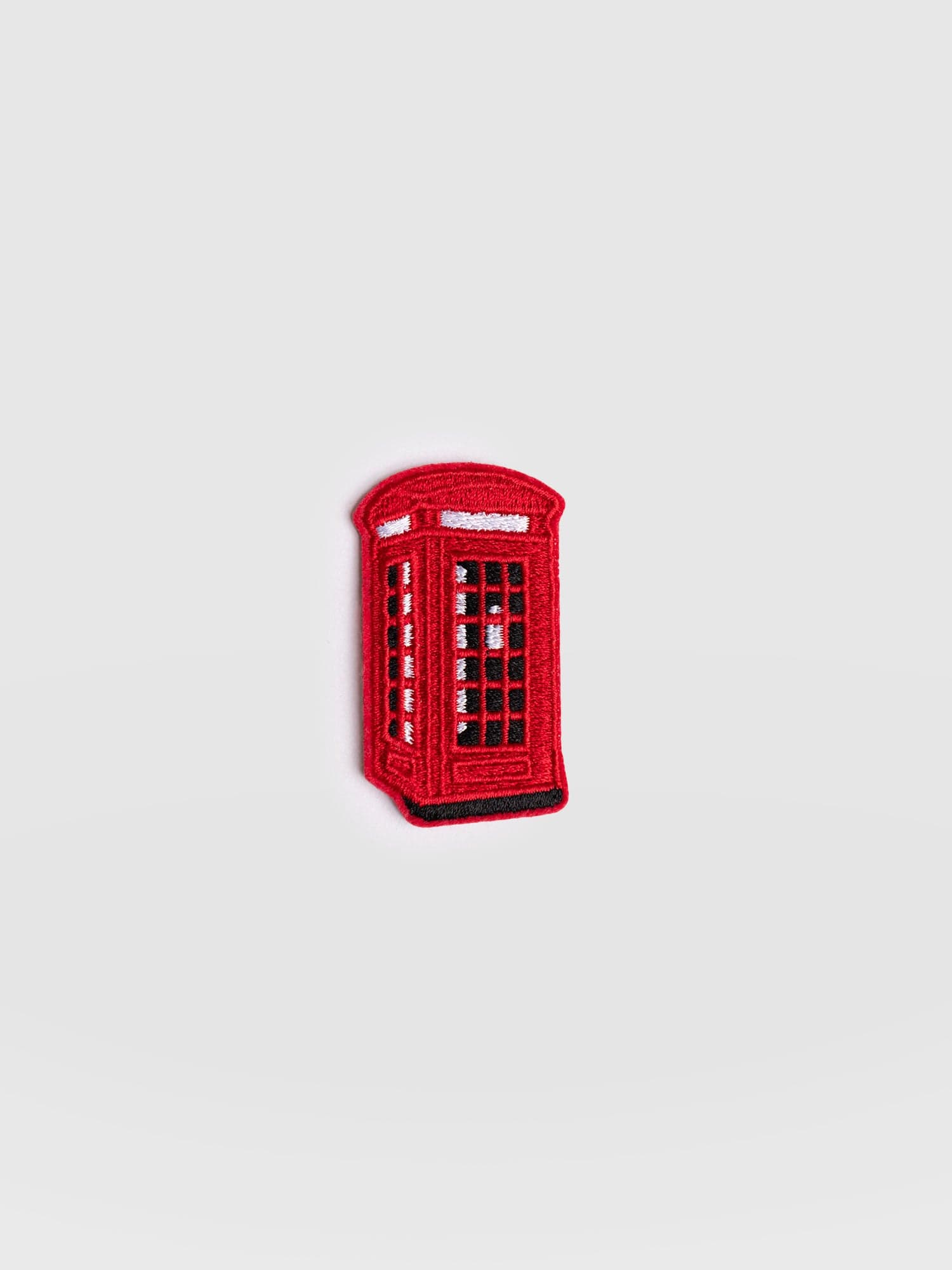 Telephone Box Sticker Badge - Red - Women's Accessories | Saint + Sofia® USA