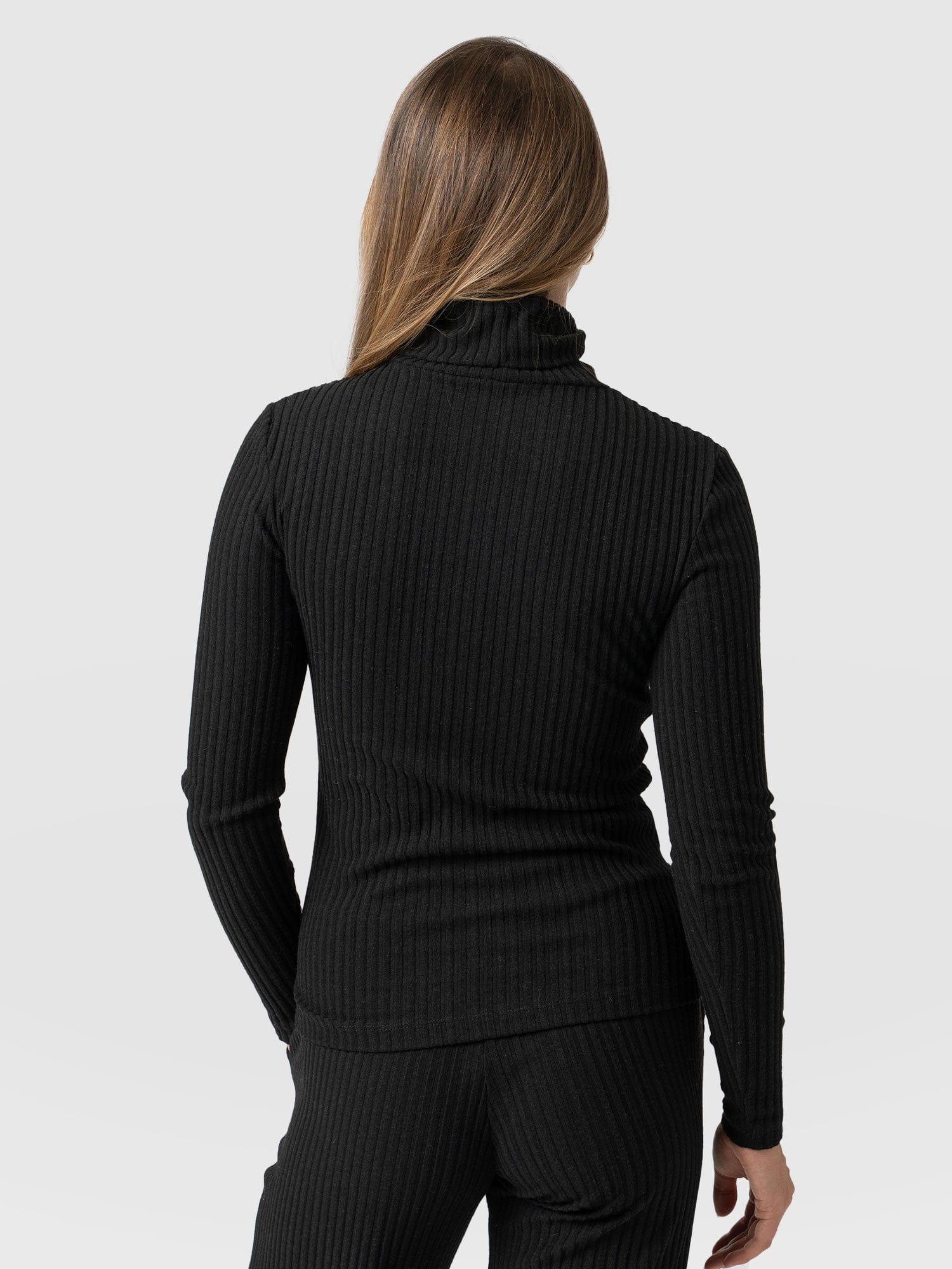 Tempest Turtle Neck Black - Women's Tops | Saint + Sofia® USA