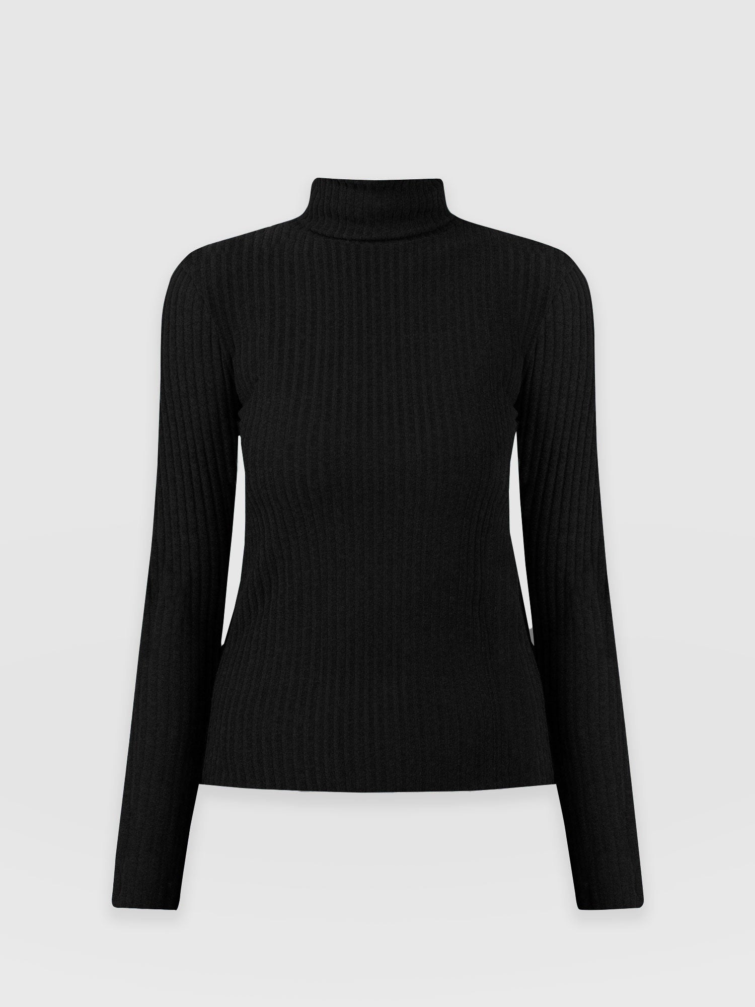 Tempest Turtle Neck Black - Women's Tops | Saint + Sofia® USA