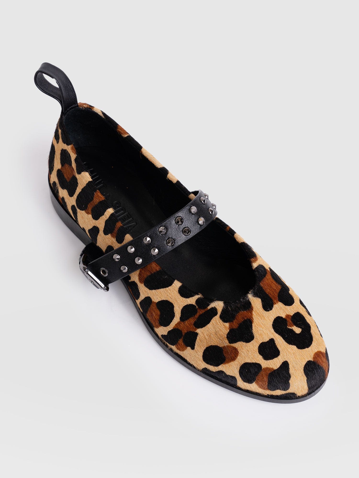 Vega Studded Ballerina Flats - Leopard - Women's Shoes | Saint + Sofia? USA