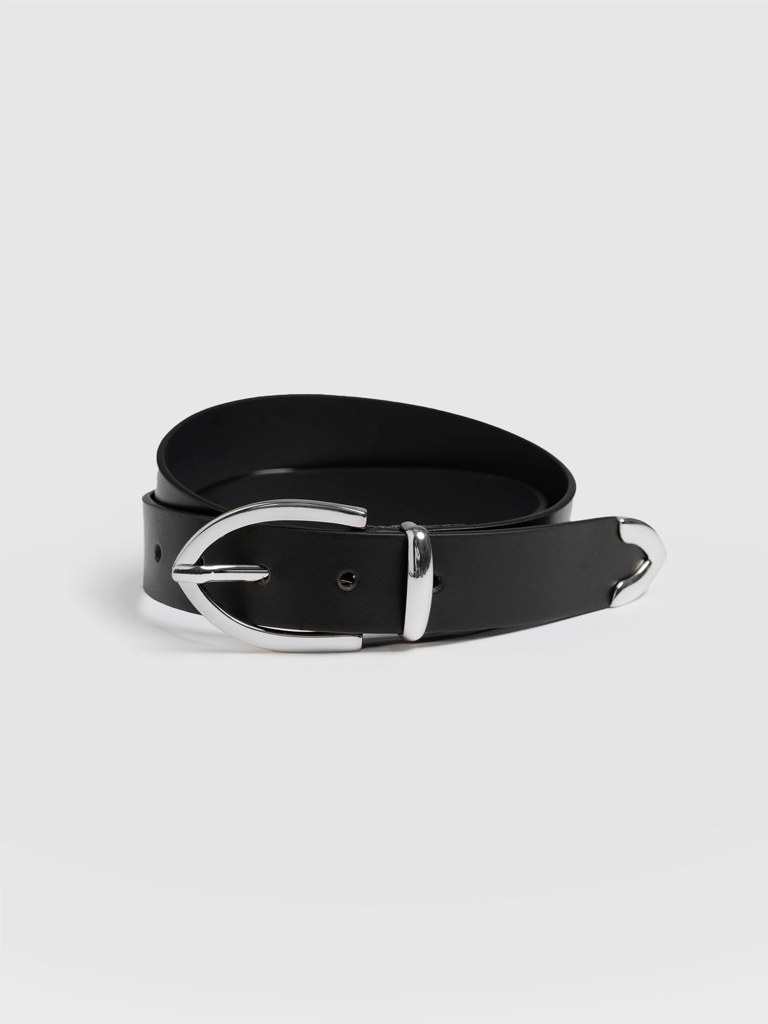 Victory Belt - Black/Silver - Women's Accessories | Saint + Sofia® USA