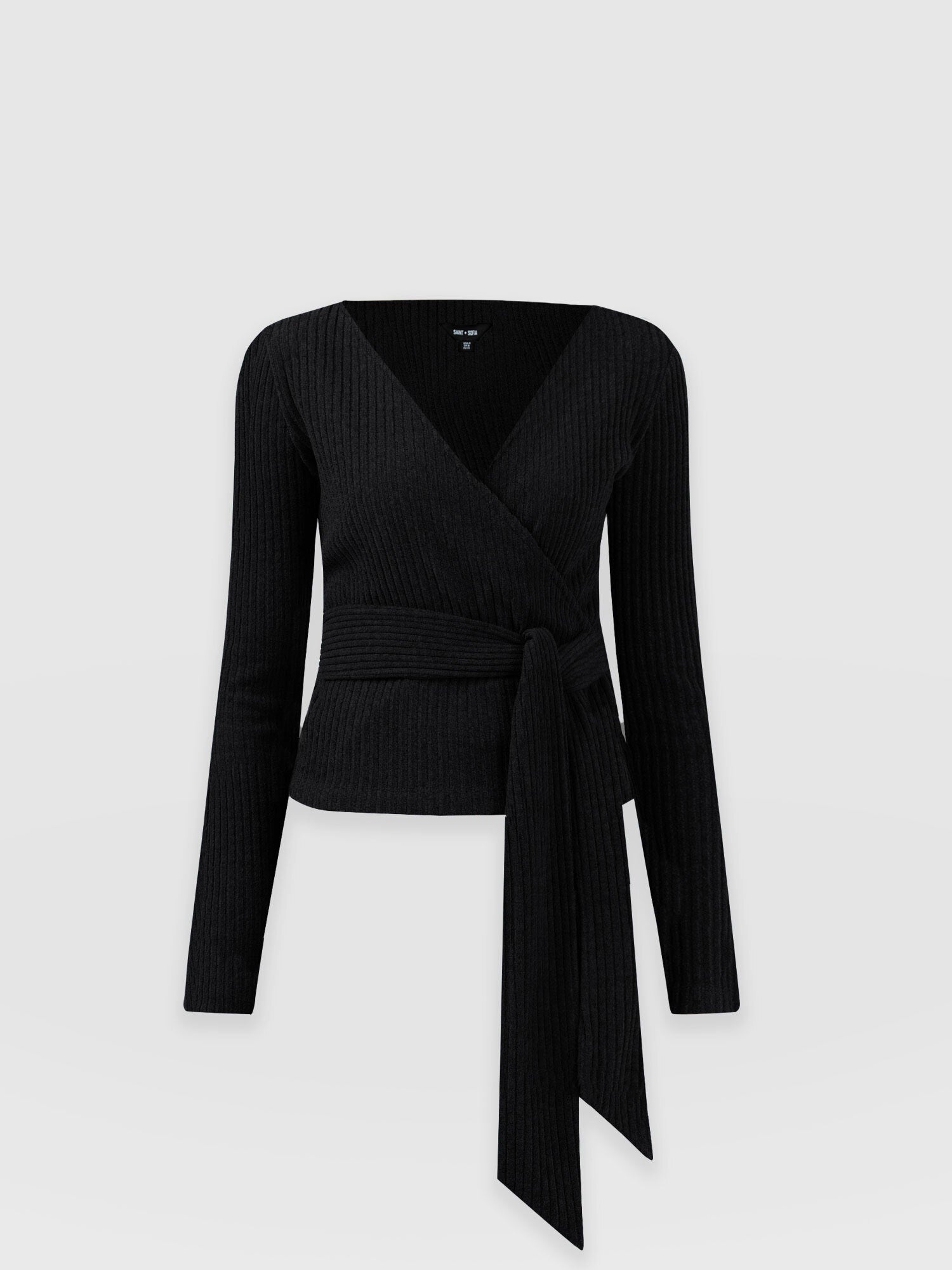 Victory Rib Top Black - Women's Tops | Saint + Sofia® USA