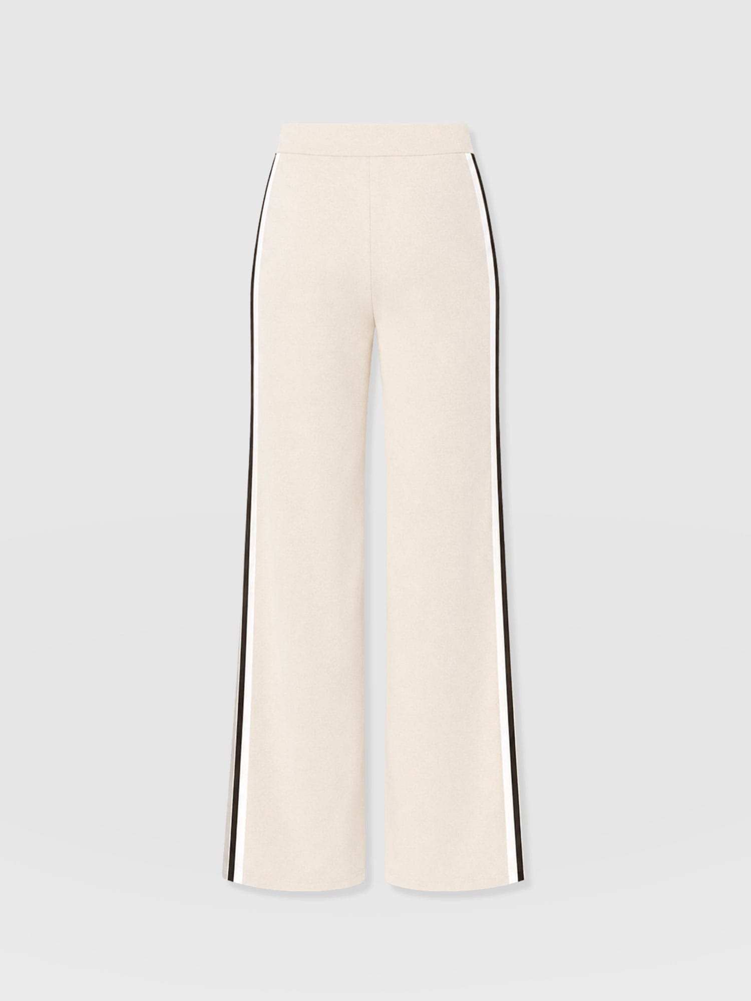 Victory Straight Leg Pant - Cream - Black Stripe - Women's Pants | Saint and Sofia® USA