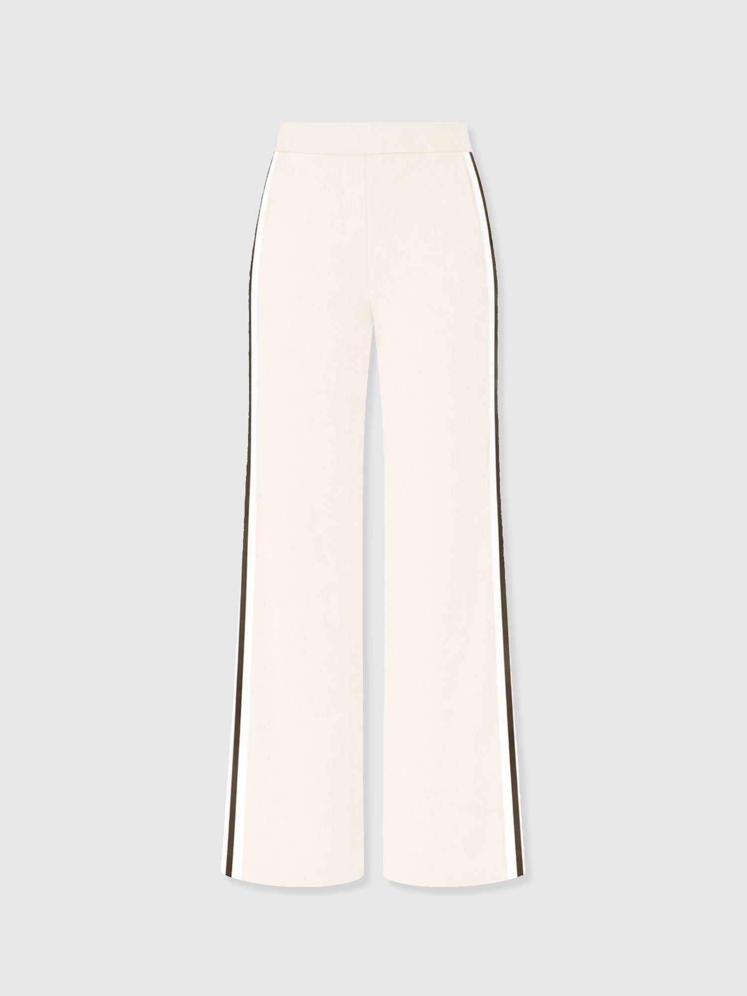 Victory Straight Leg Pant - Cream - Black Stripe - Women's Pants | Saint + Sofia® USA