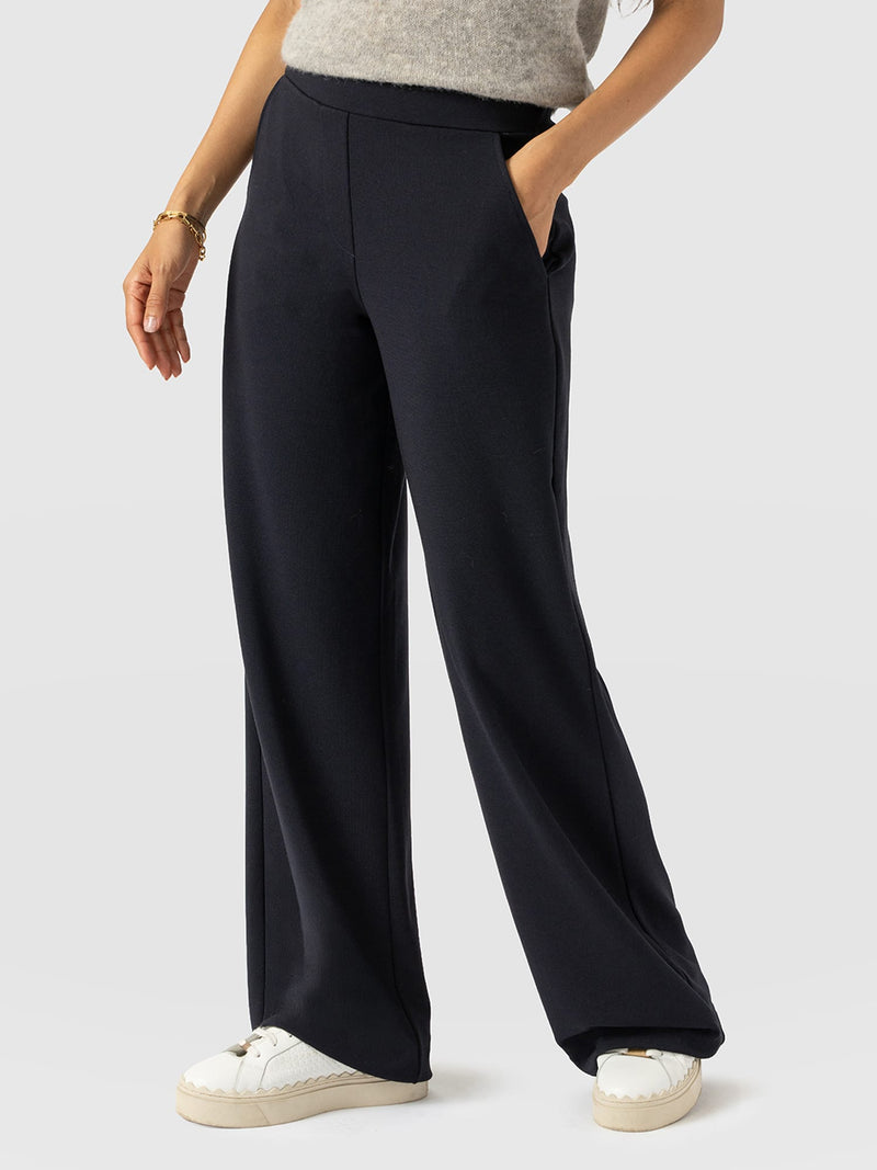 Victory Straight Leg Pant - Navy - Women's Pants | Saint and Sofia® USA