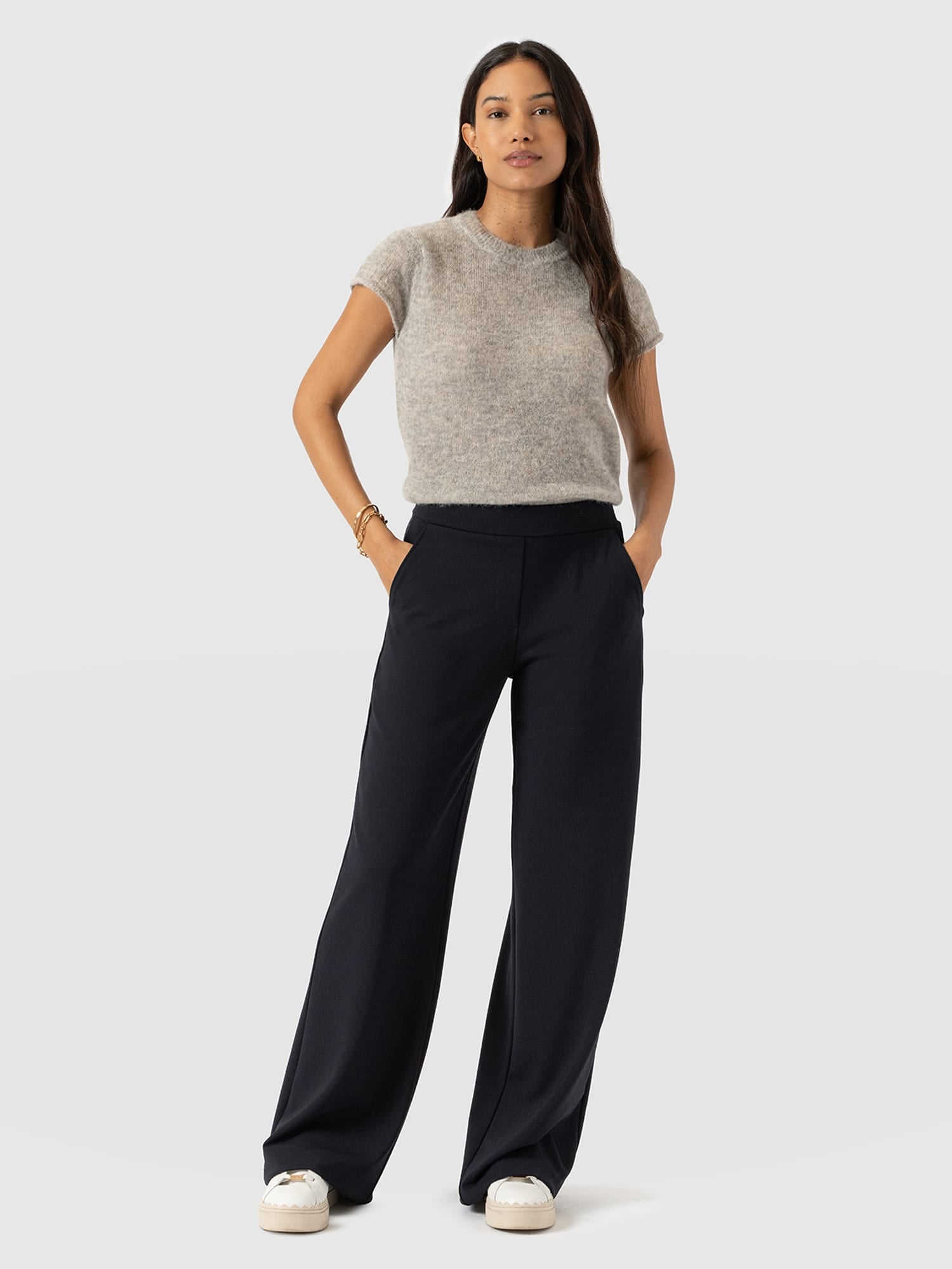 Victory Straight Leg Pant - Navy - Women's Pants | Saint + Sofia® USA