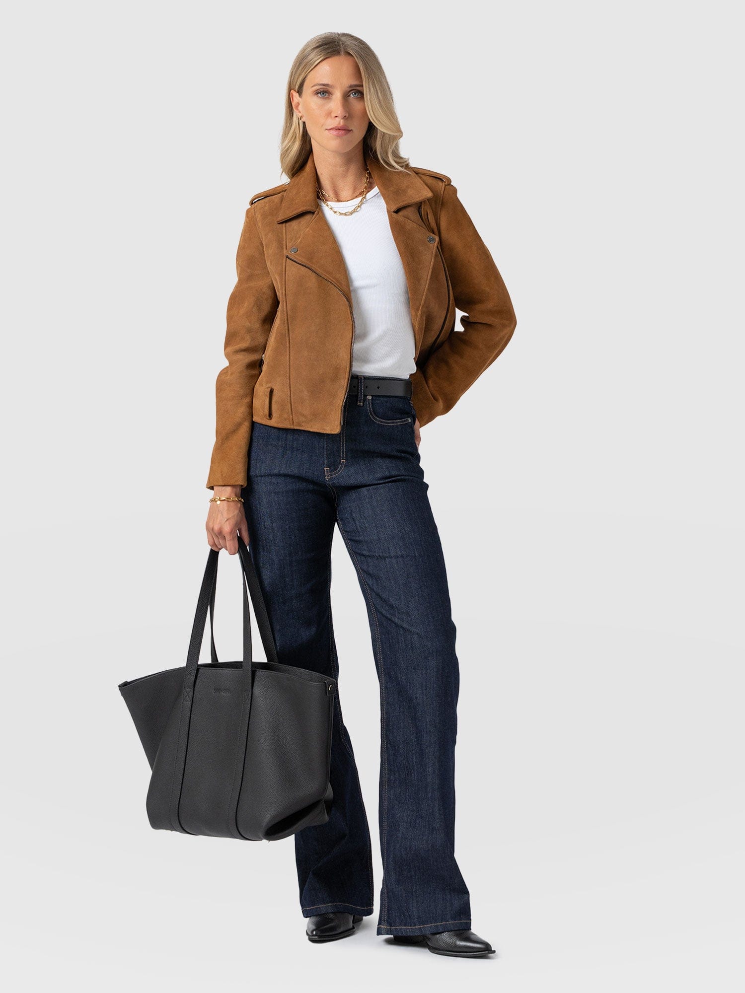 Wide Leg Flare Stretch Jeans Ingido Blue - Women's Jeans | Saint + Sofia® US