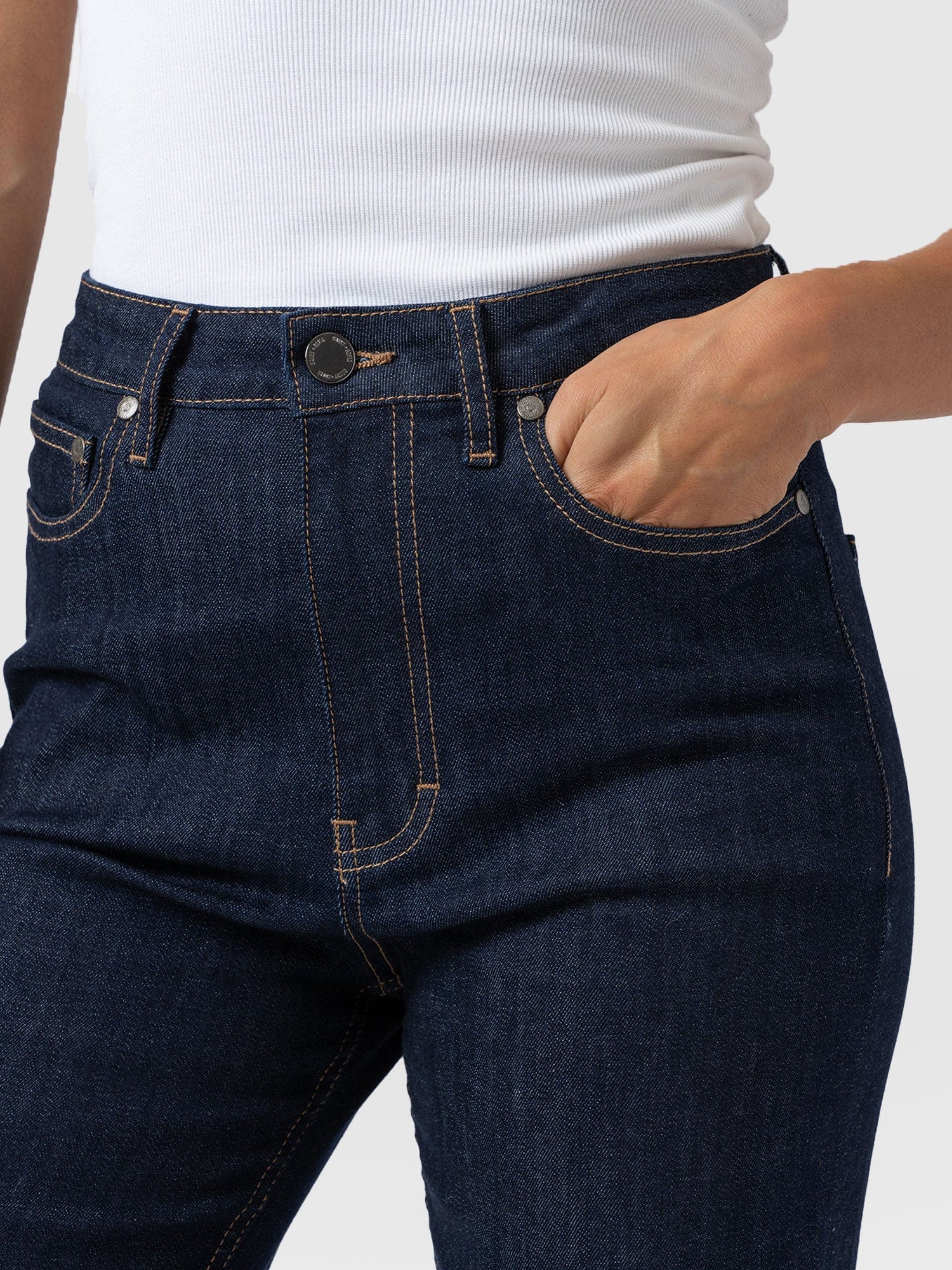 Wide Leg Flare Stretch Jeans Ingido Blue - Women's Jeans | Saint + Sofia® US