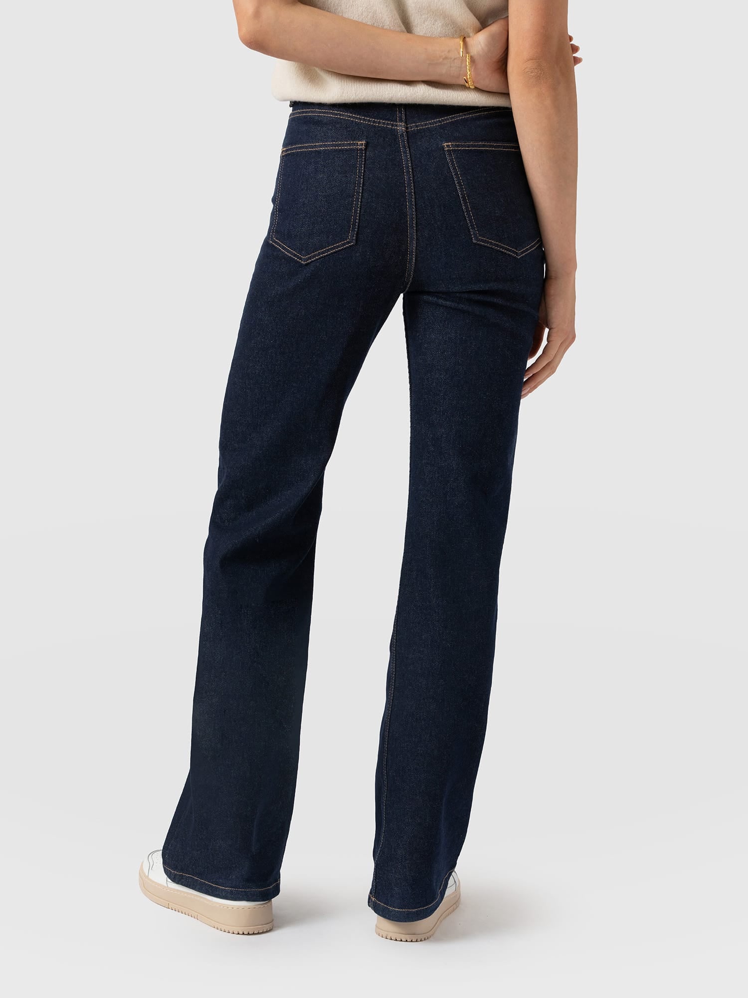 Wide Leg Jean - Indigo Blue - Women's Jeans | Saint and Sofia® USA