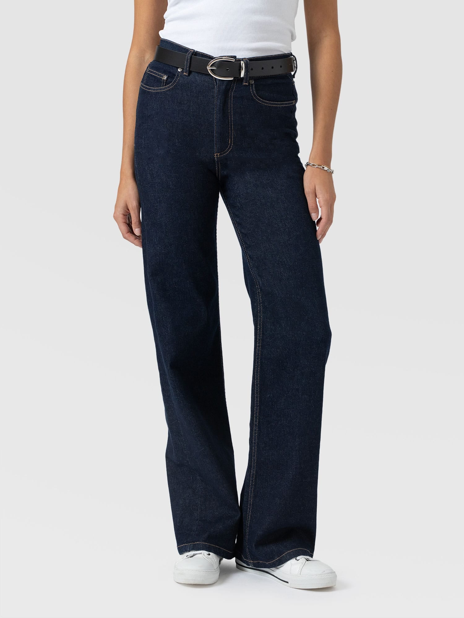Wide Leg Jean - Indigo Blue - Women's Jeans | Saint + Sofia® US